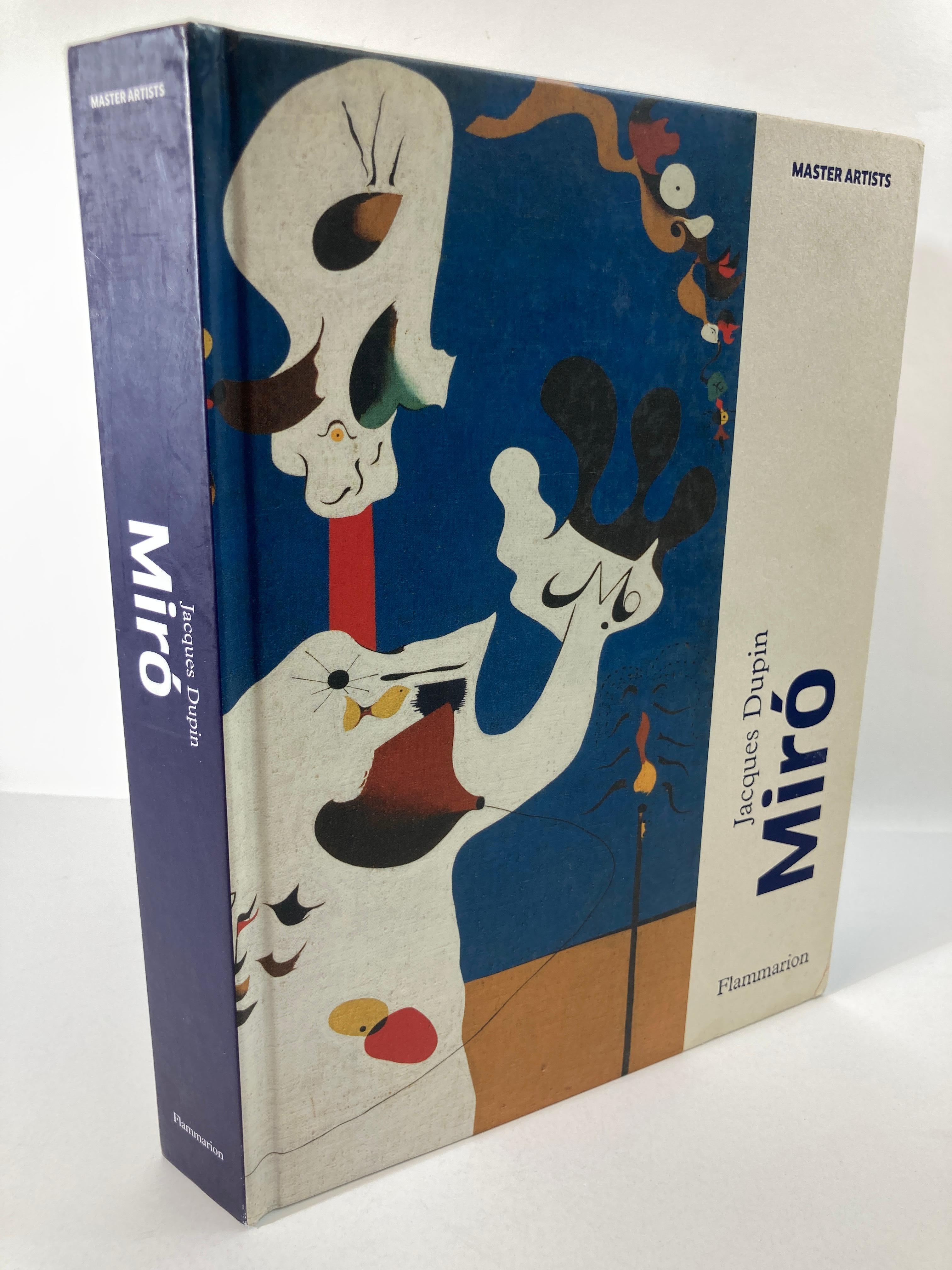 Modern Miro by Jacques Dupin Flammarion For Sale