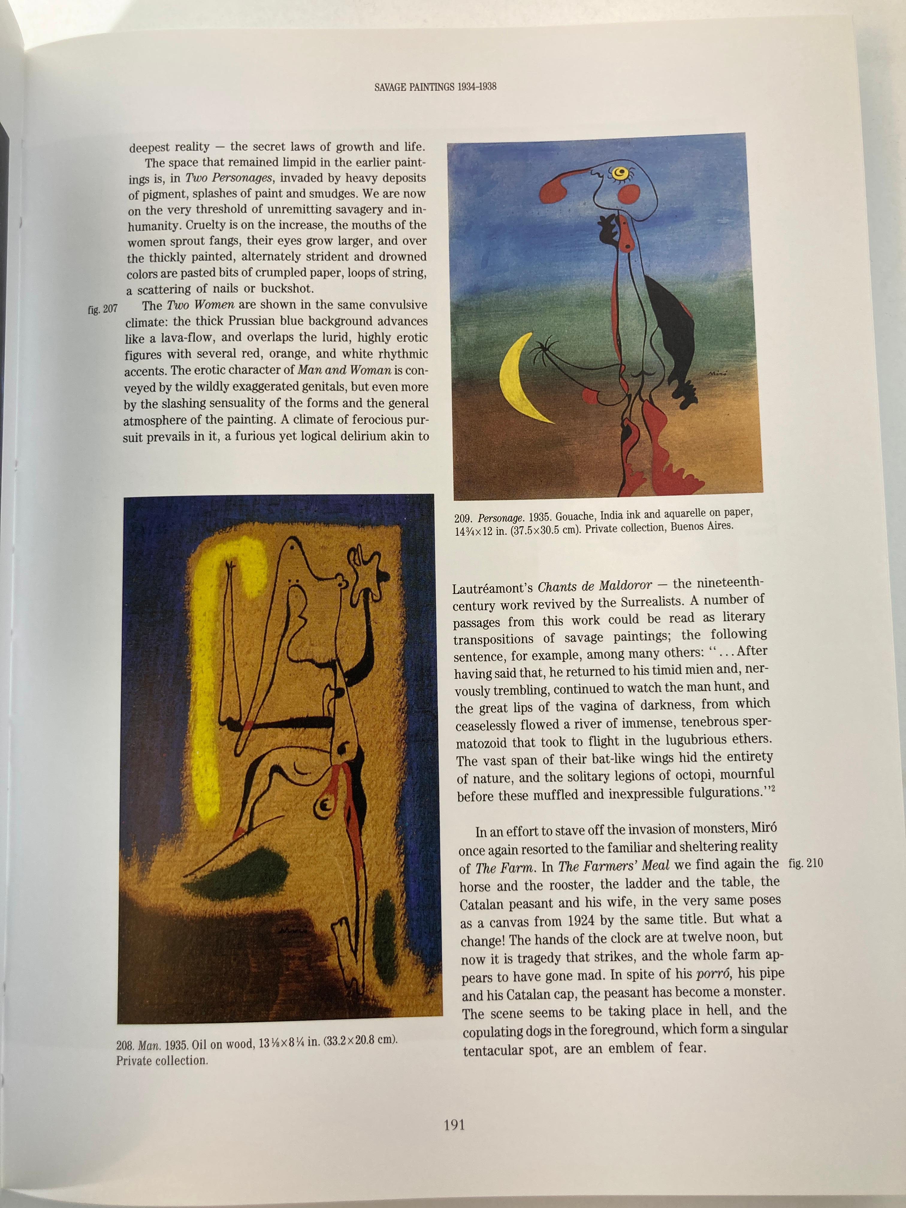 Contemporary Miro by Jacques Dupin Flammarion For Sale