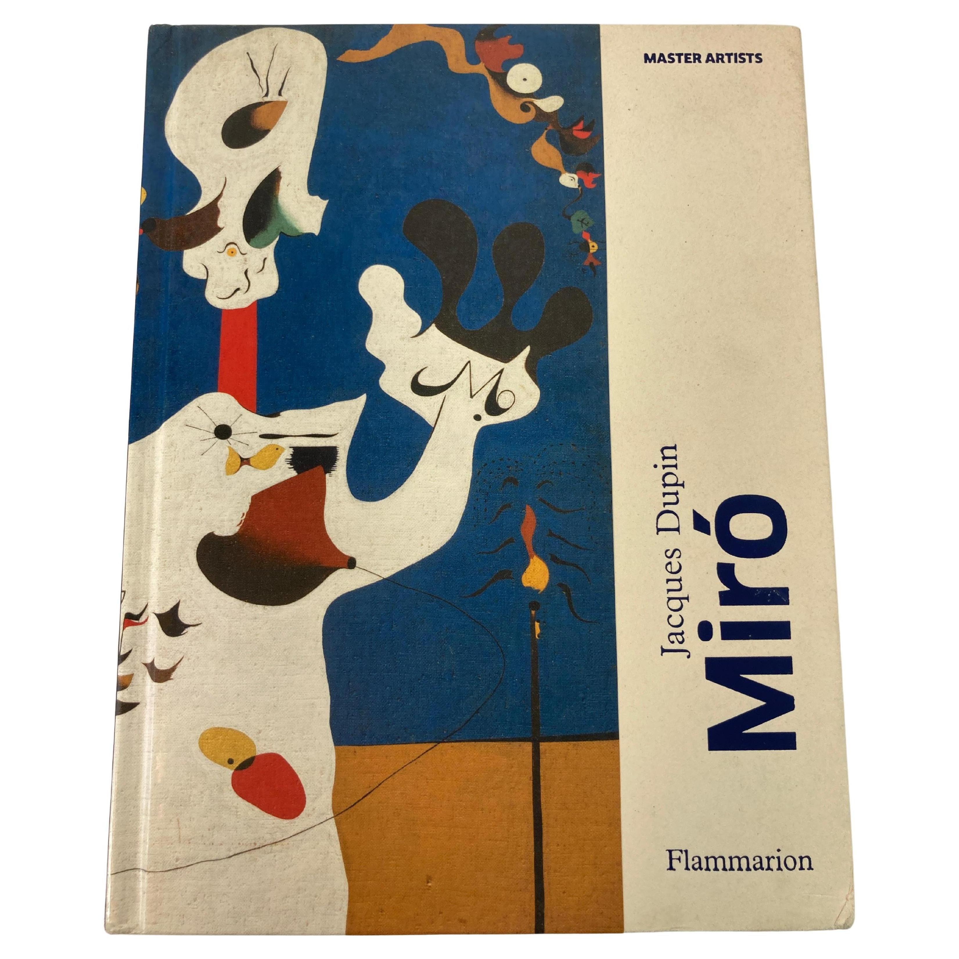 Miro by Jacques Dupin Flammarion For Sale