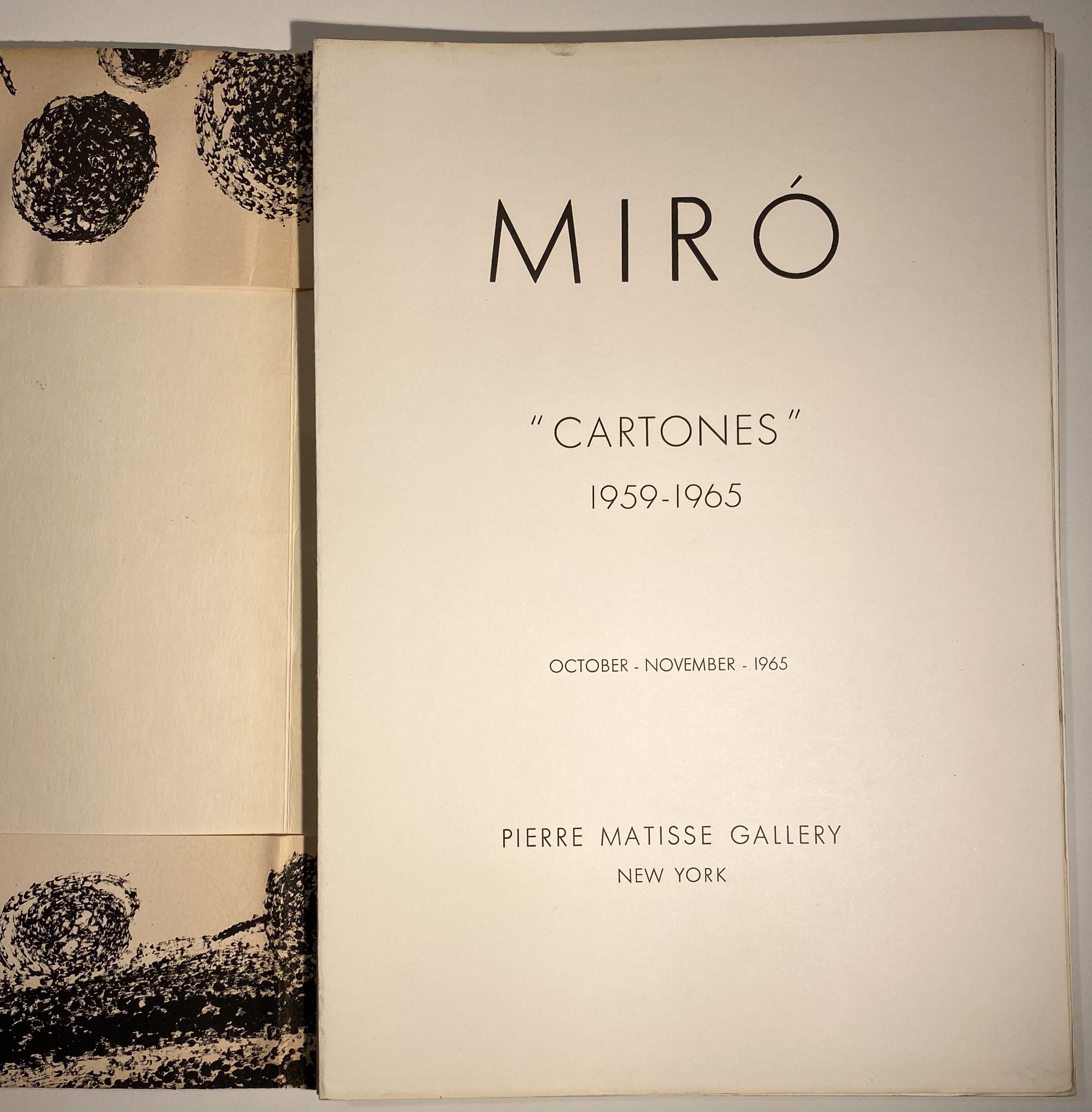 Mid-Century Modern Miro Cartones