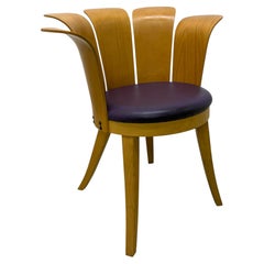 Miro Harold “King Harold” Flower Side Chair for Strauss, 1970s
