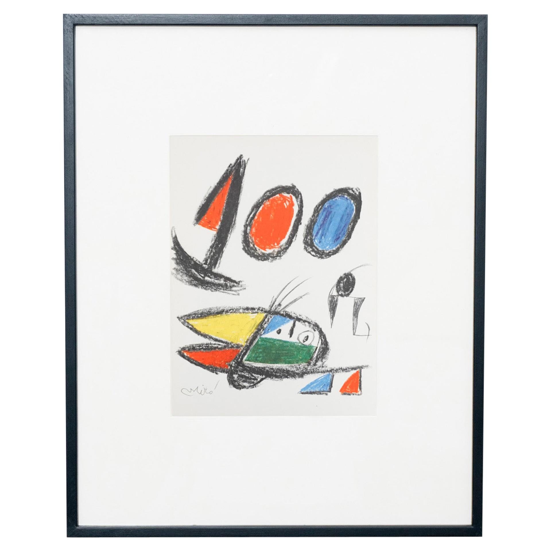 Miró, Limited Edition Photolithography, circa 1970