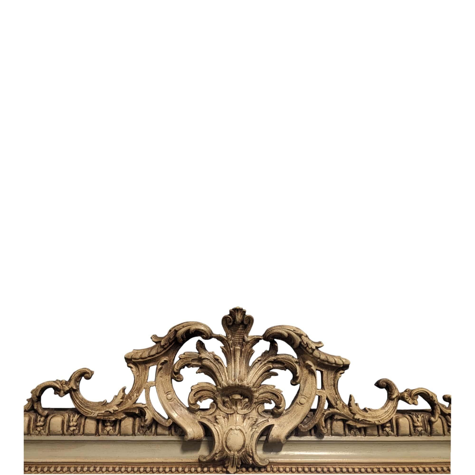 Miroir français du 19ème siècle de style Louis Philippe  Bon état - En vente à CANTELEU, FR