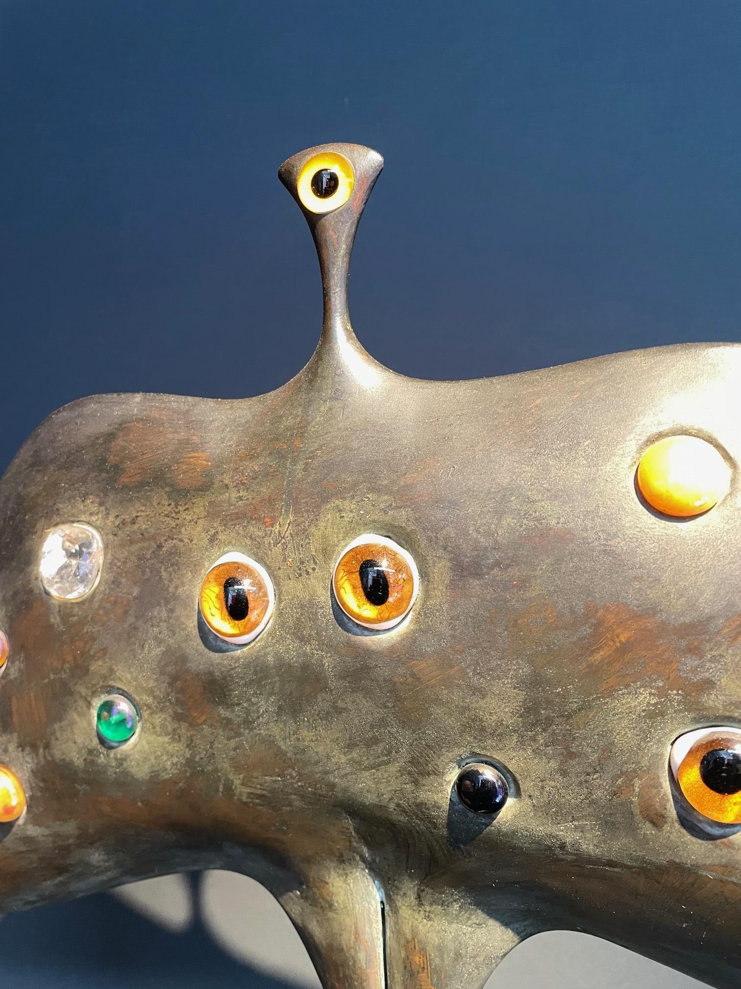 Patinated Miroir aux Alouettes For Sale