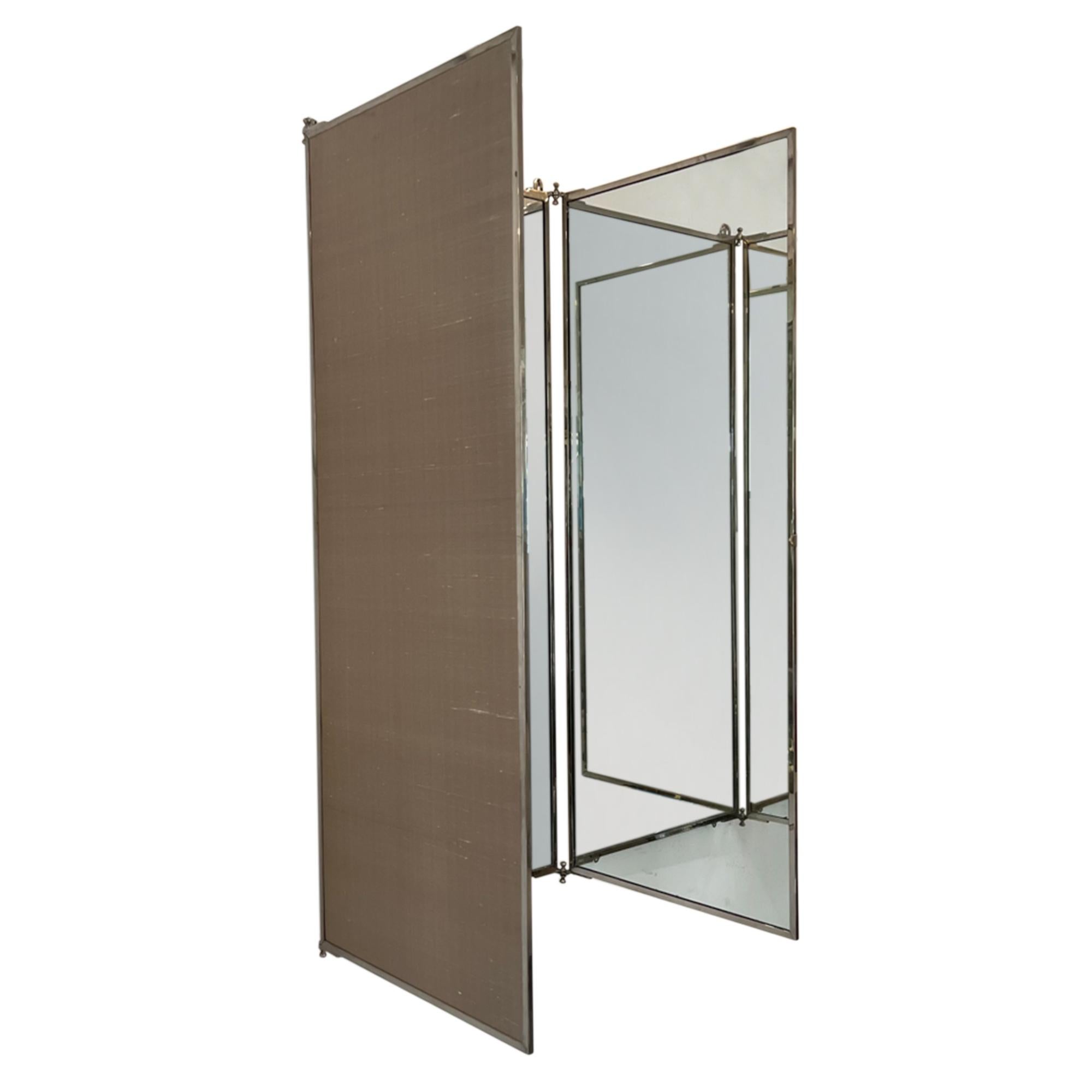 Art Deco 'Miroir Brot' 1910s Triptych Wall Mirror
