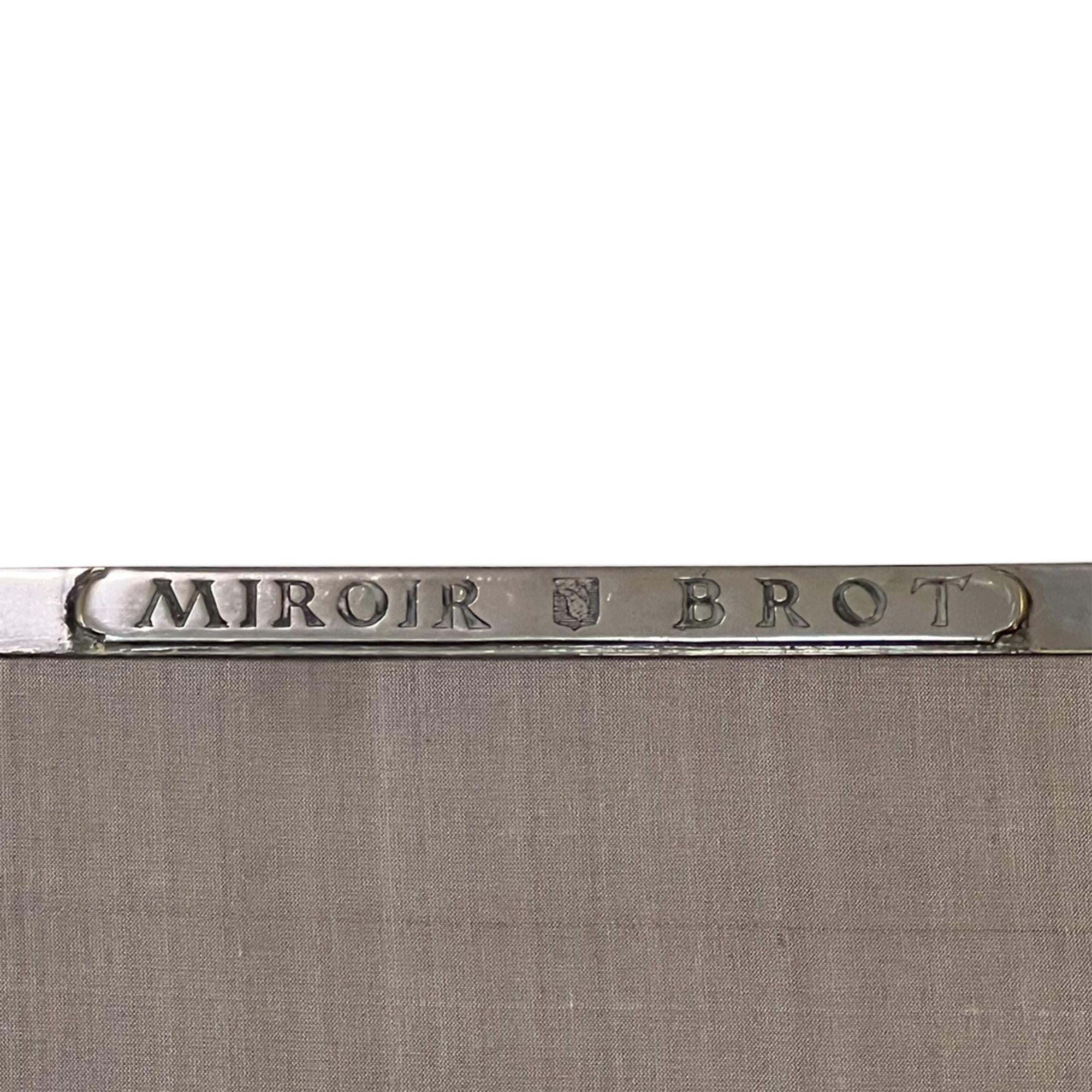 Early 20th Century 'Miroir Brot' 1910s Triptych Wall Mirror