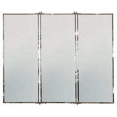 'Miroir Brot' 1910s Triptych Wall Mirror