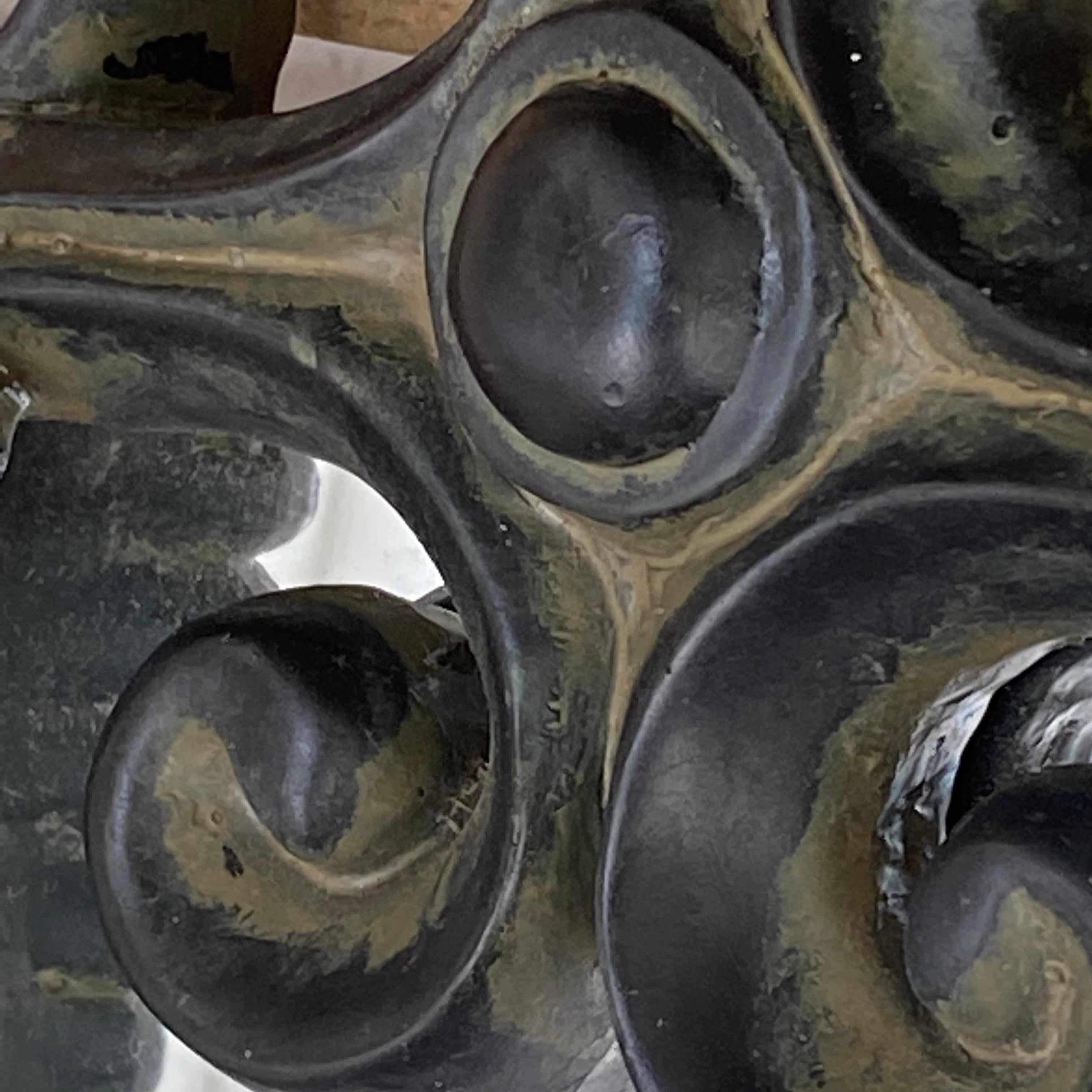Francese Miroir in legno, colore nero, Francia anni '80 in vendita