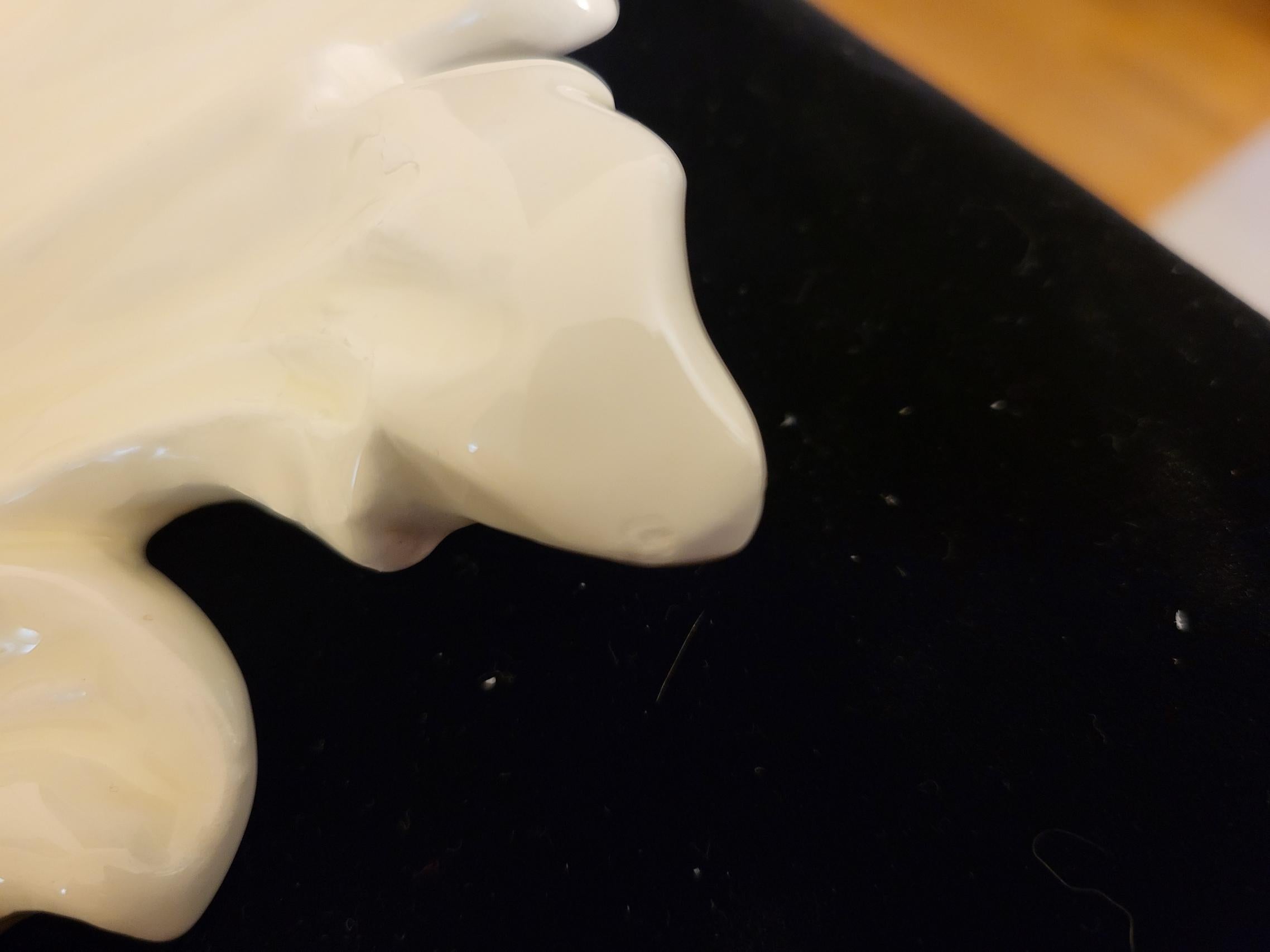 Miroir La Farnesiana Parma de Carlo Corvi en céramique majolique Italie 1950 en venta 8