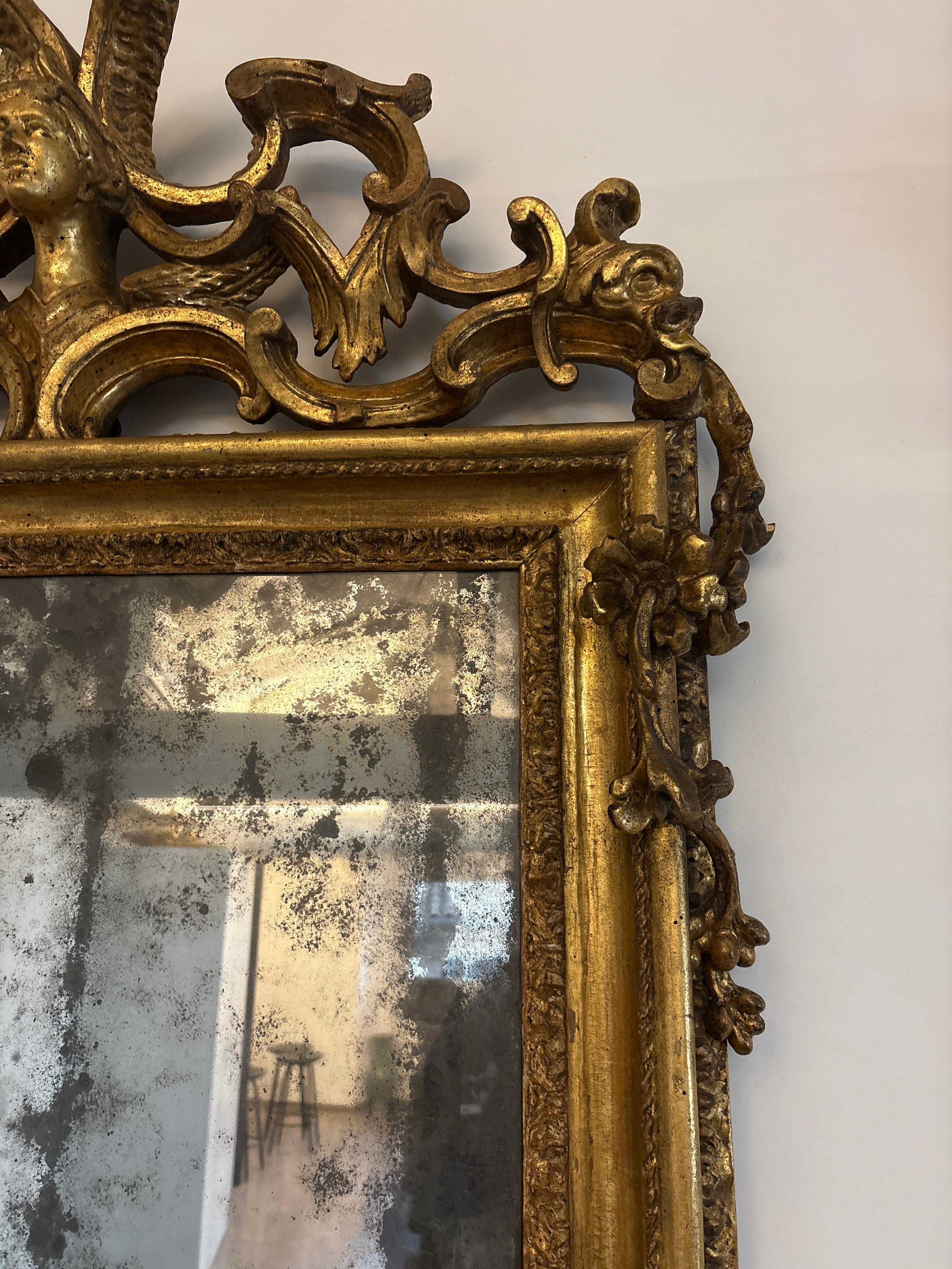 Dorato Miroir Louis XIV in vendita