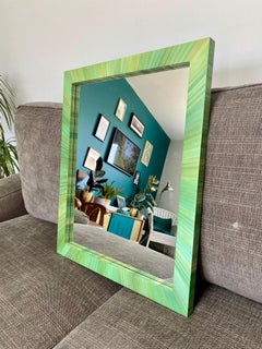 Miroir Marqueterie De Paille