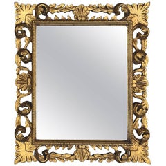 Miroir Neo Baroque En Bois Doré Circa de style louis XIII circa 1950