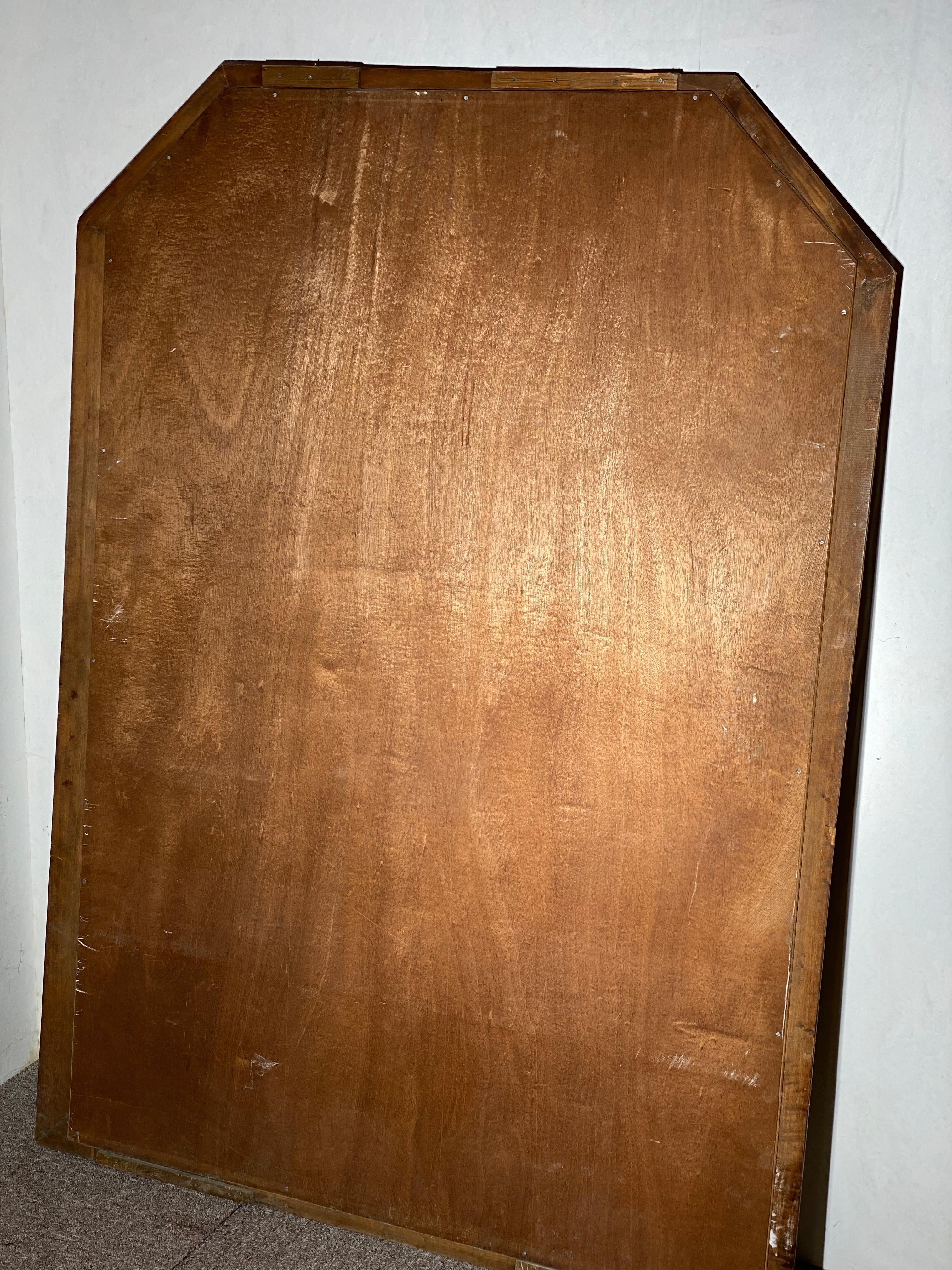 Art Deco Miroir noyer
