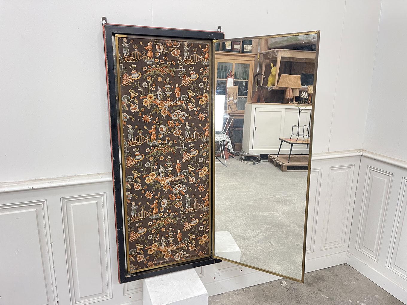 Métal Miroir triptyque Brot France en vente