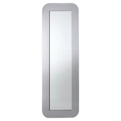 Mirolunga steel frame full length mirror by Giuliana Gramigna, Italy 1970s