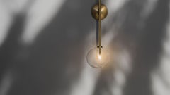 Miron Wall Sconce by Schwung Classics: Brass & Glass Minimalist Design