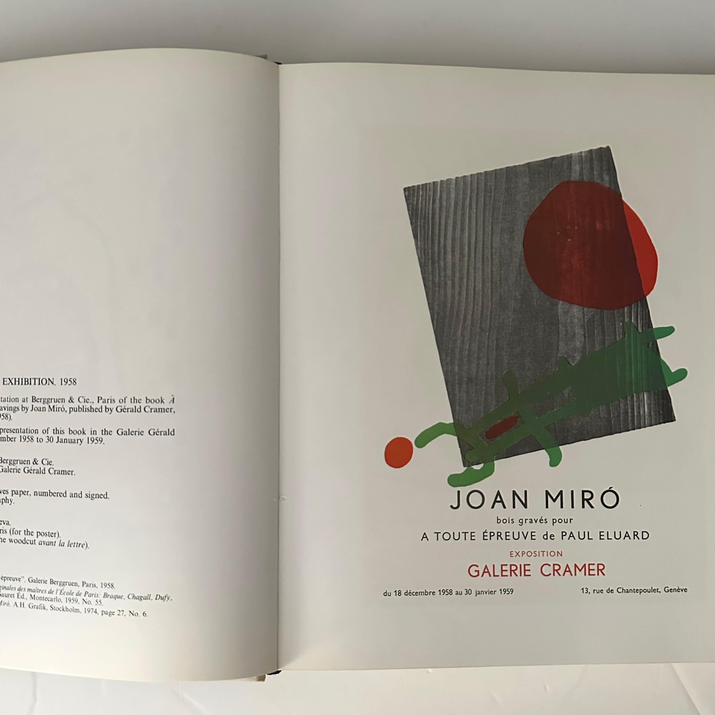 Published by Chartwell Books Inc, 1st English edition, New Jersey, 1980. Hardback with English text translated from the Spanish edition. 

Miró’s oeuvres have been interpreted from varying angles from the reference point of the 20th-century art