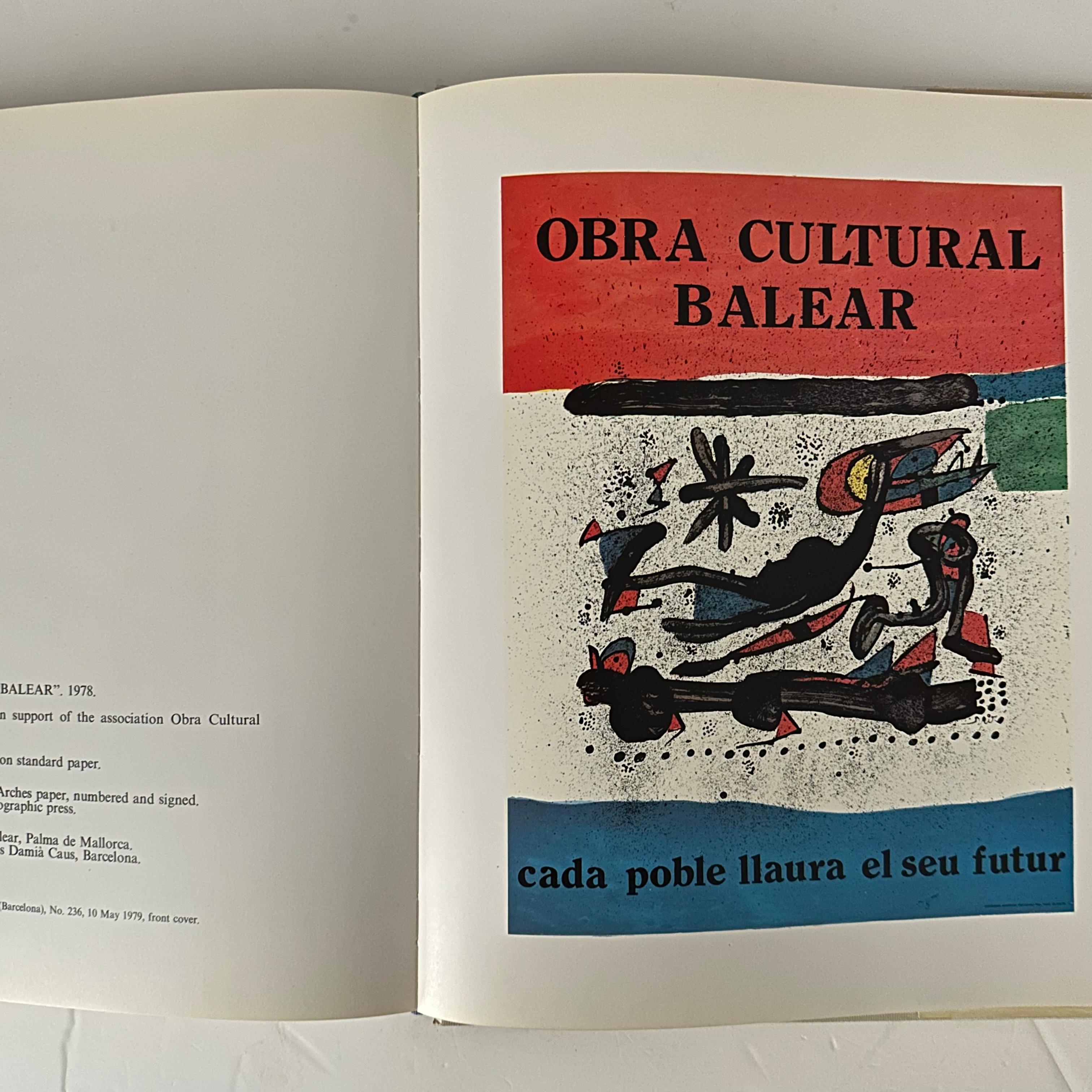 Fine XX secolo I manifesti di Miró - J. Corredor-Matheos in vendita