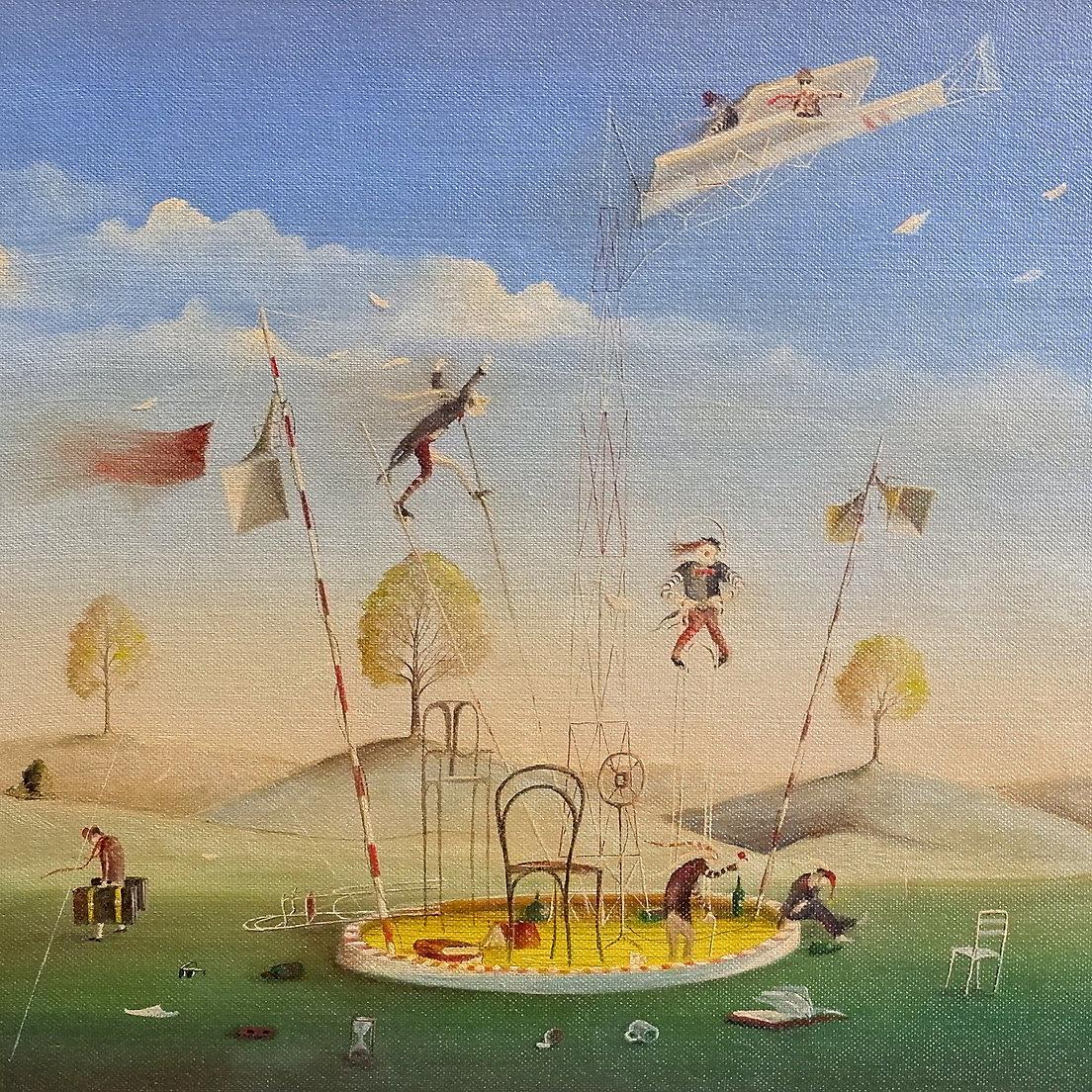 Miroslav Krofián - contemporary painting - czechia For Sale 2