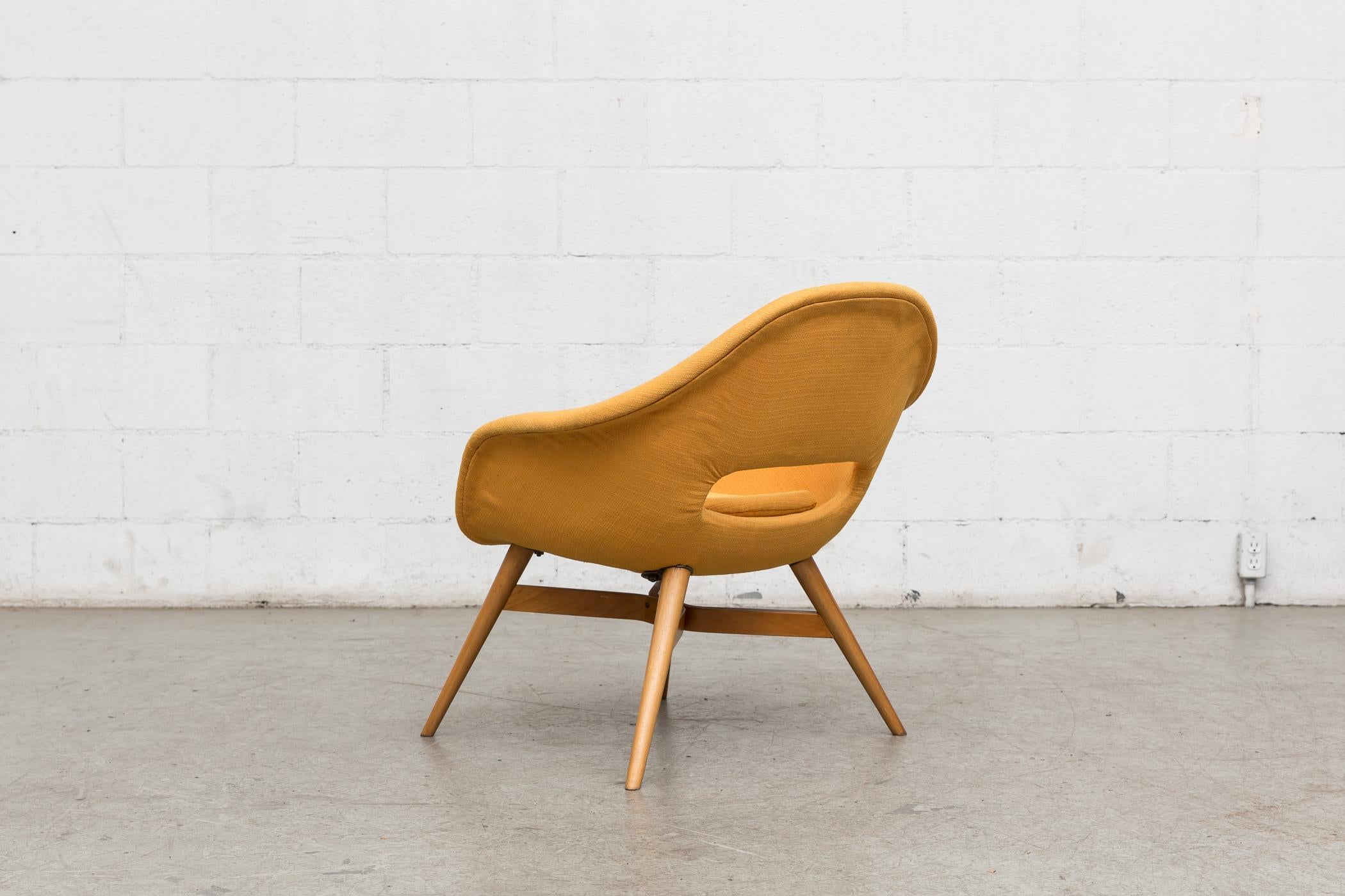 Mid-Century Modern Miroslav Navrátil Bucket Lounge Chair for Vertex In Good Condition In Los Angeles, CA