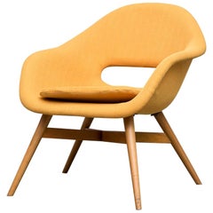 Mid-Century Modern Miroslav Navrtil Bucket Loungesessel für Vertex