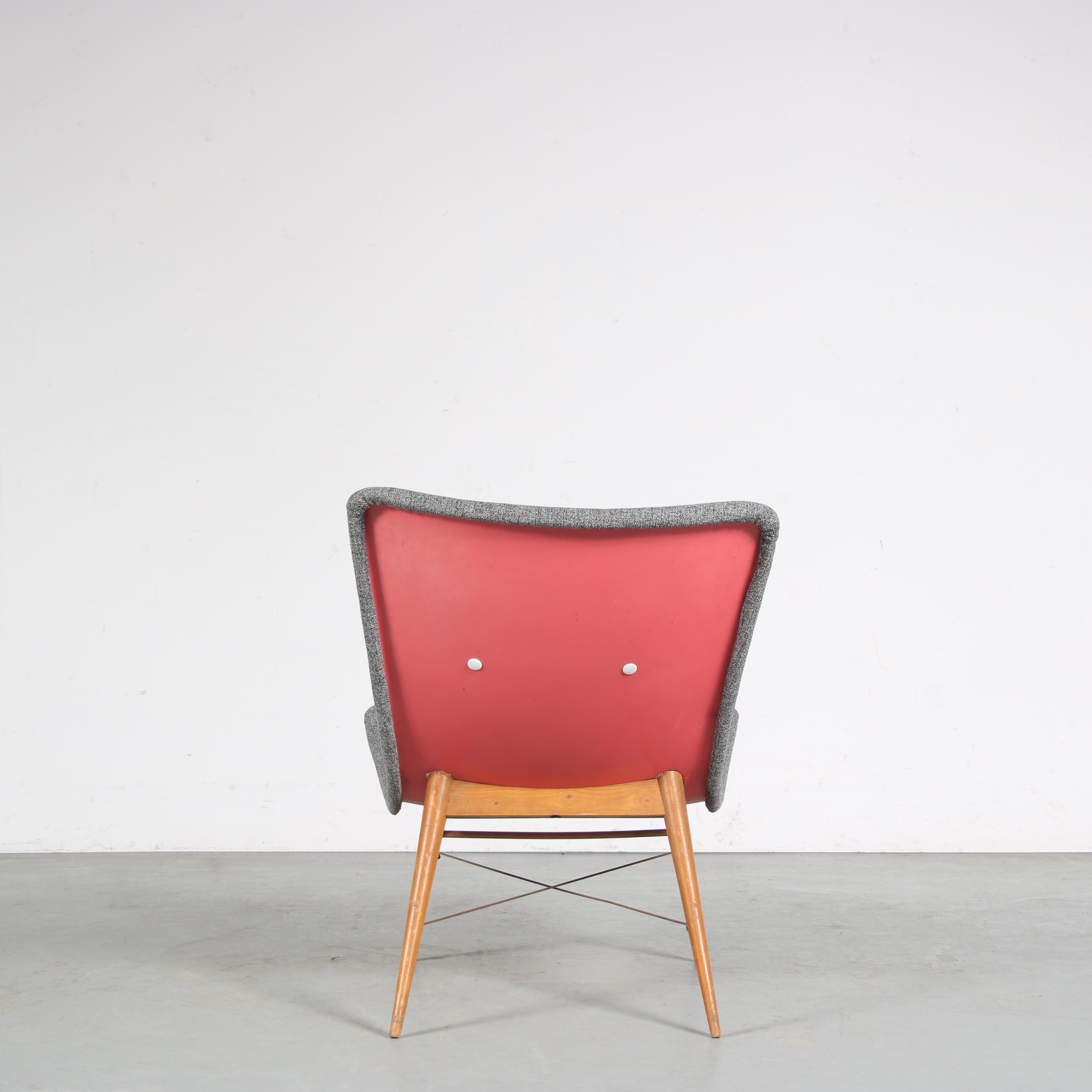 Miroslav Navratil, Loungesessel für Cesky Nabytek, Tschechisch, 1959 im Angebot 1