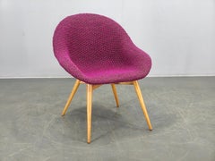 Miroslav Navratil Shell Lounge Chair, Czechoslovakia 1960s