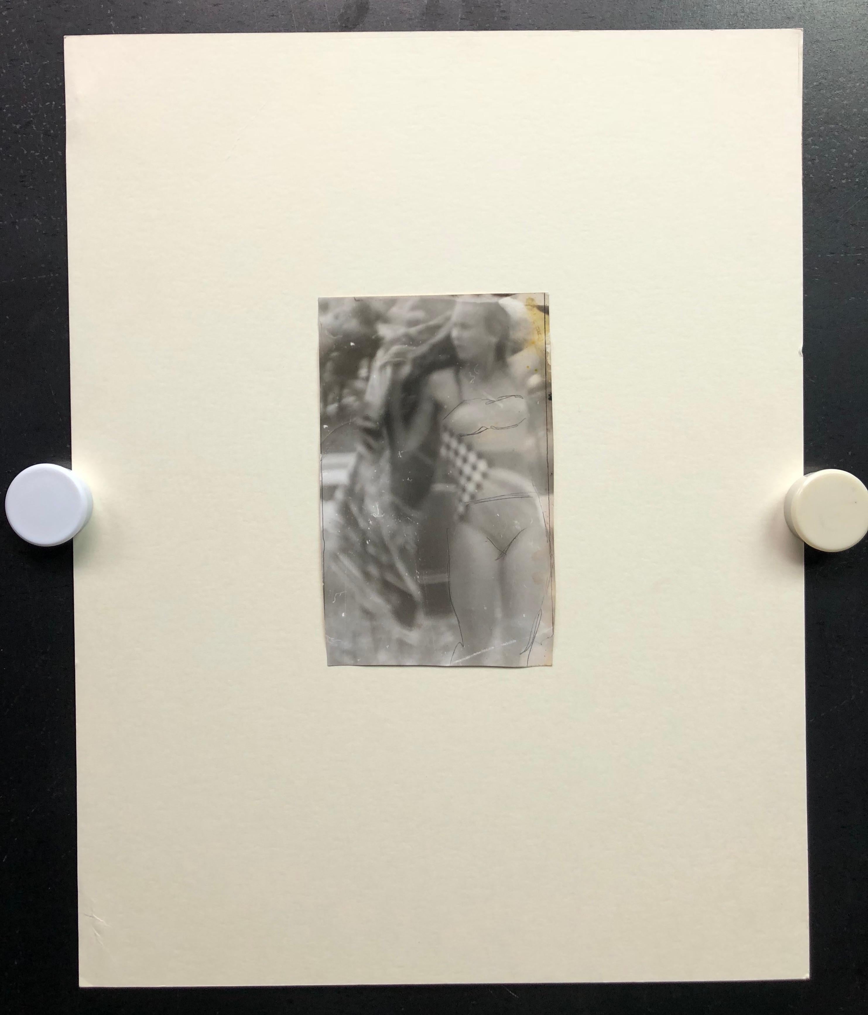 Original Vintage Print - Woman in Bikini - Unique Piece, 21st Century, Pinhole 5