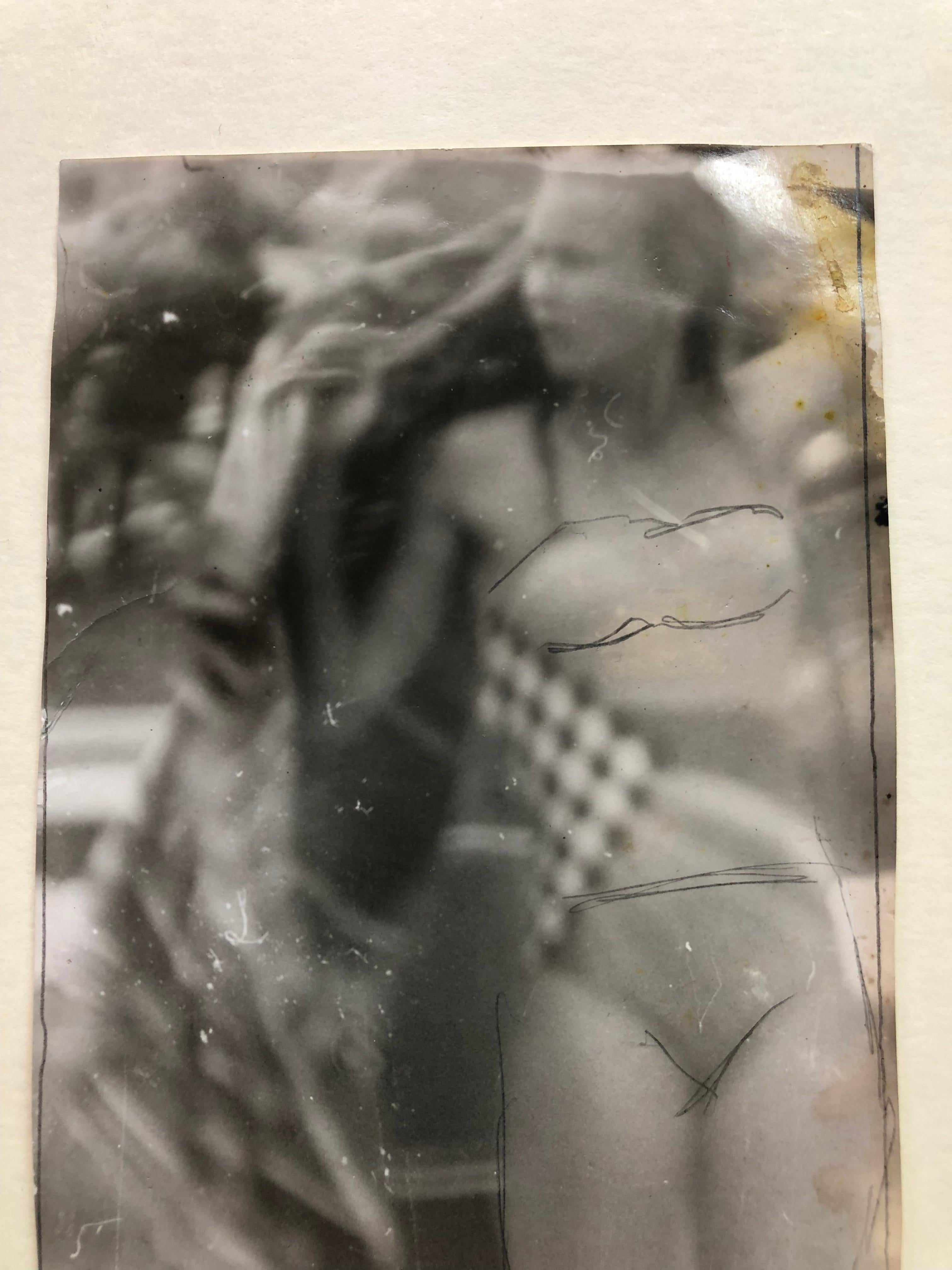 Original Vintage Print - Woman in Bikini - Unique Piece, 21st Century, Pinhole 7