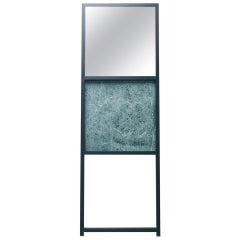 Miroir moderne contemporain en marbre, personnalisable, design belge par barh