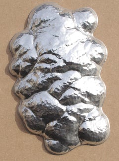 Espejo 1 de Sigve Knutson en aluminio martillado