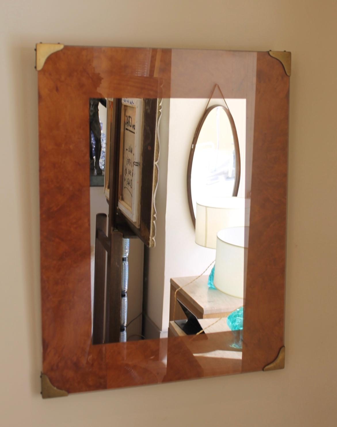 Late 20th Century Mirror 1970, style, Willy Rizzo For Sale
