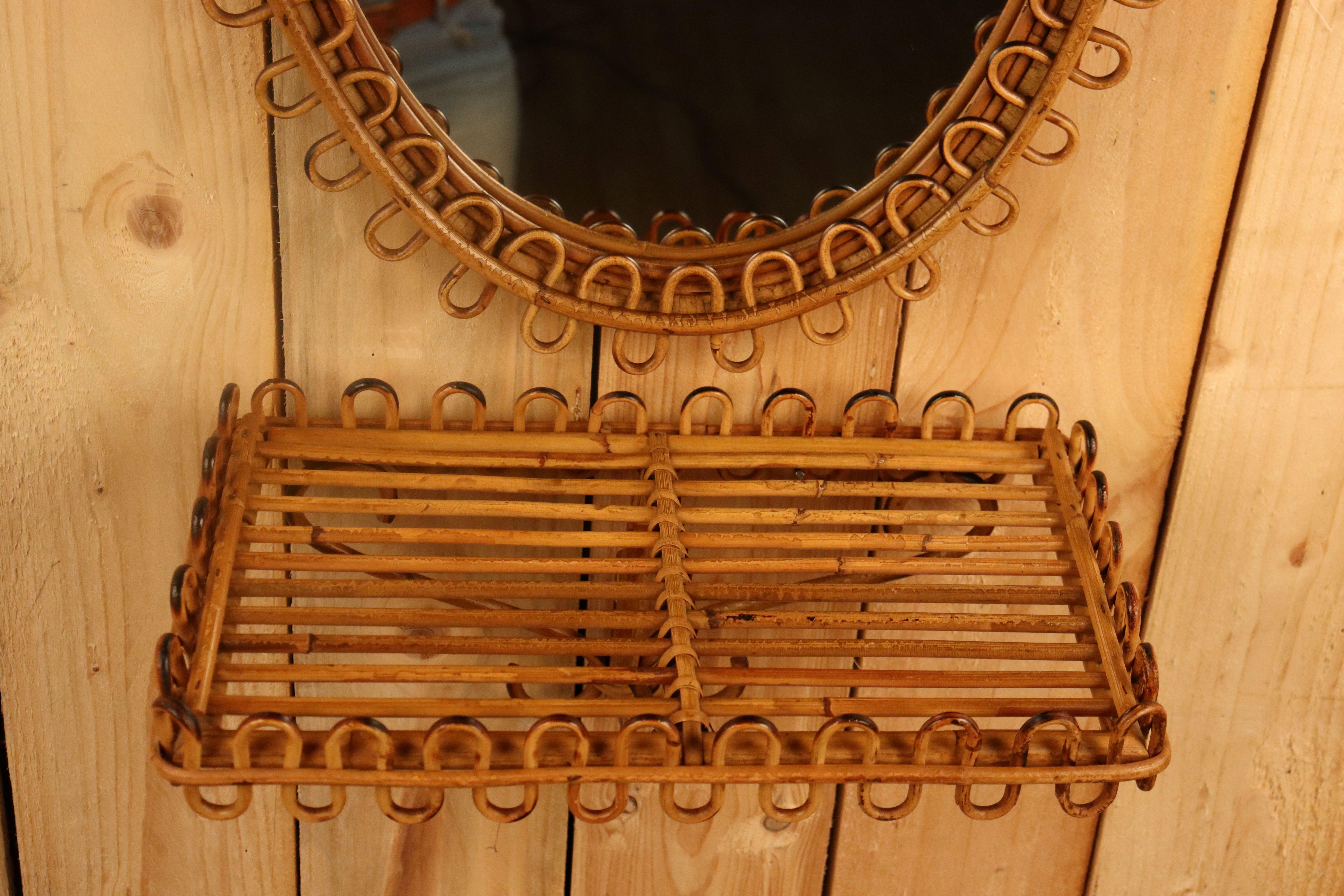 mirror and console by franco albini In Good Condition In charmes, FR