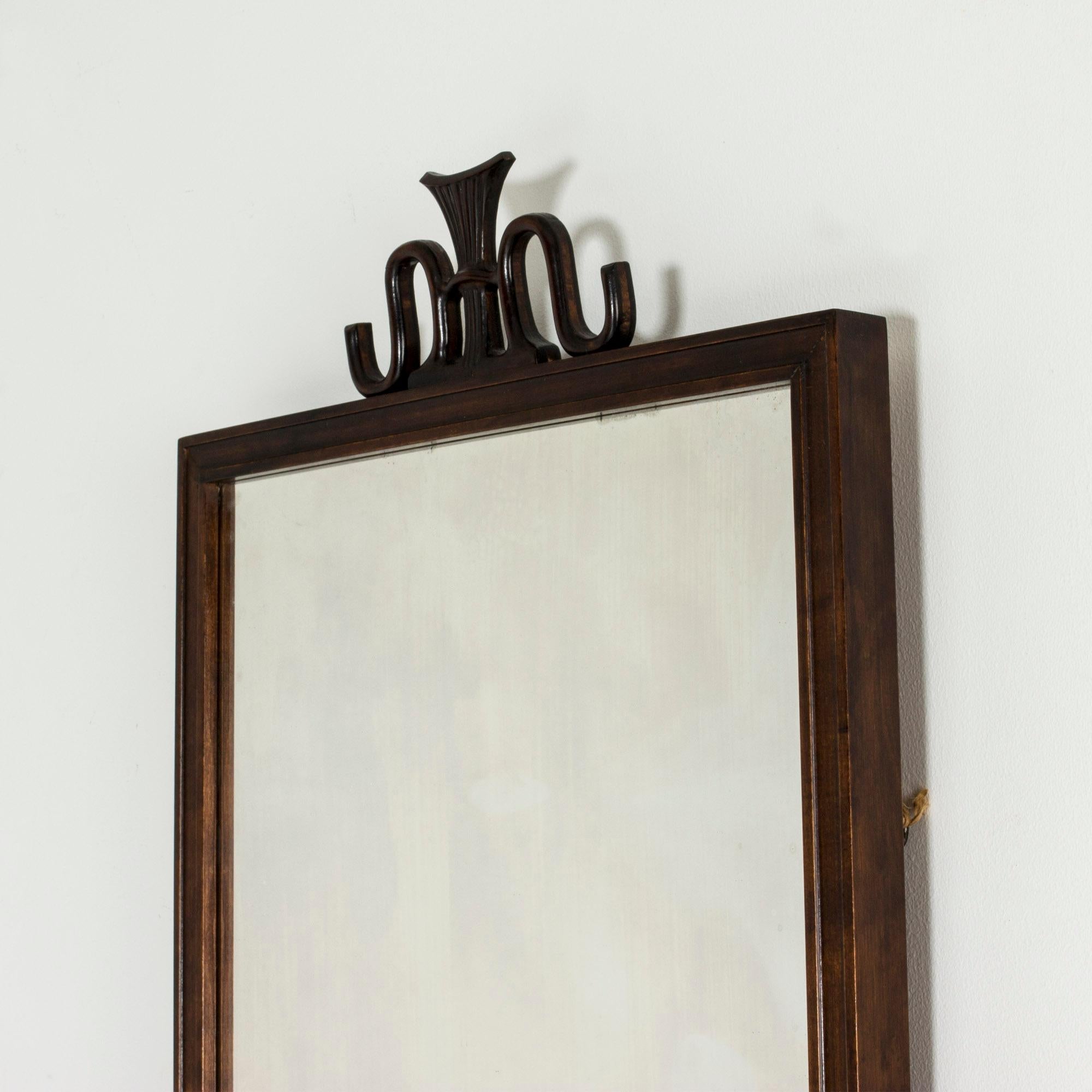 Swedish Mirror and Console Table by Axel Einar Hjorth
