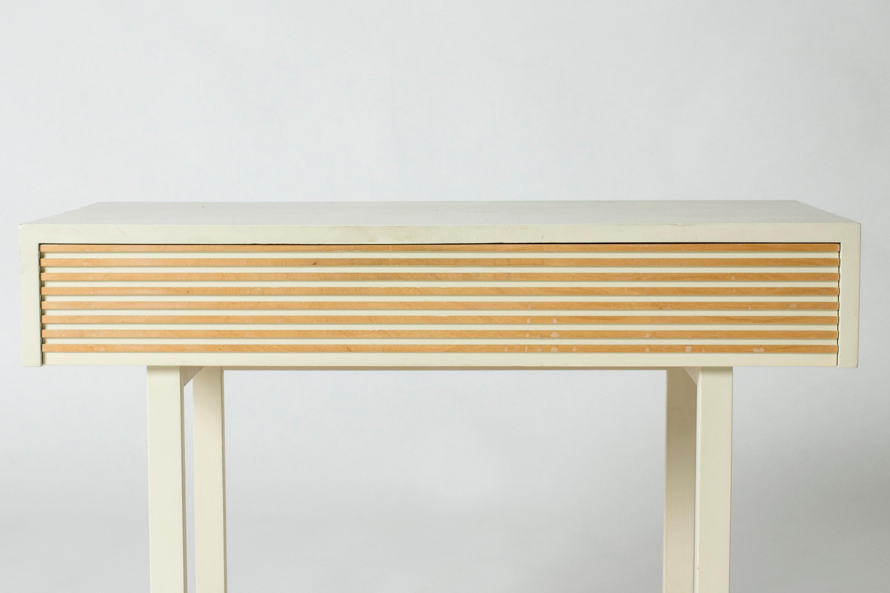 Wood Mirror and Console Table by Susanne Tucker and Maurice Holland for Glas & Trä