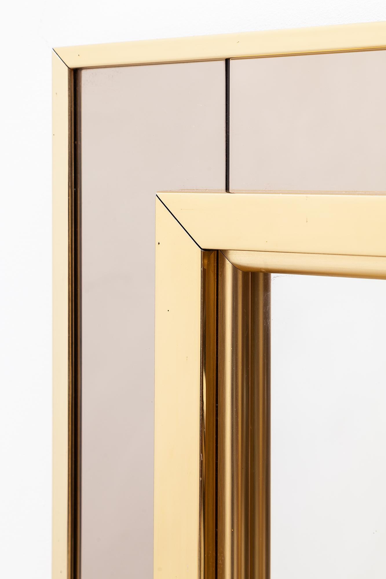 Mirror and Console Table Set designed by Belgo Chrome, Belgium 3