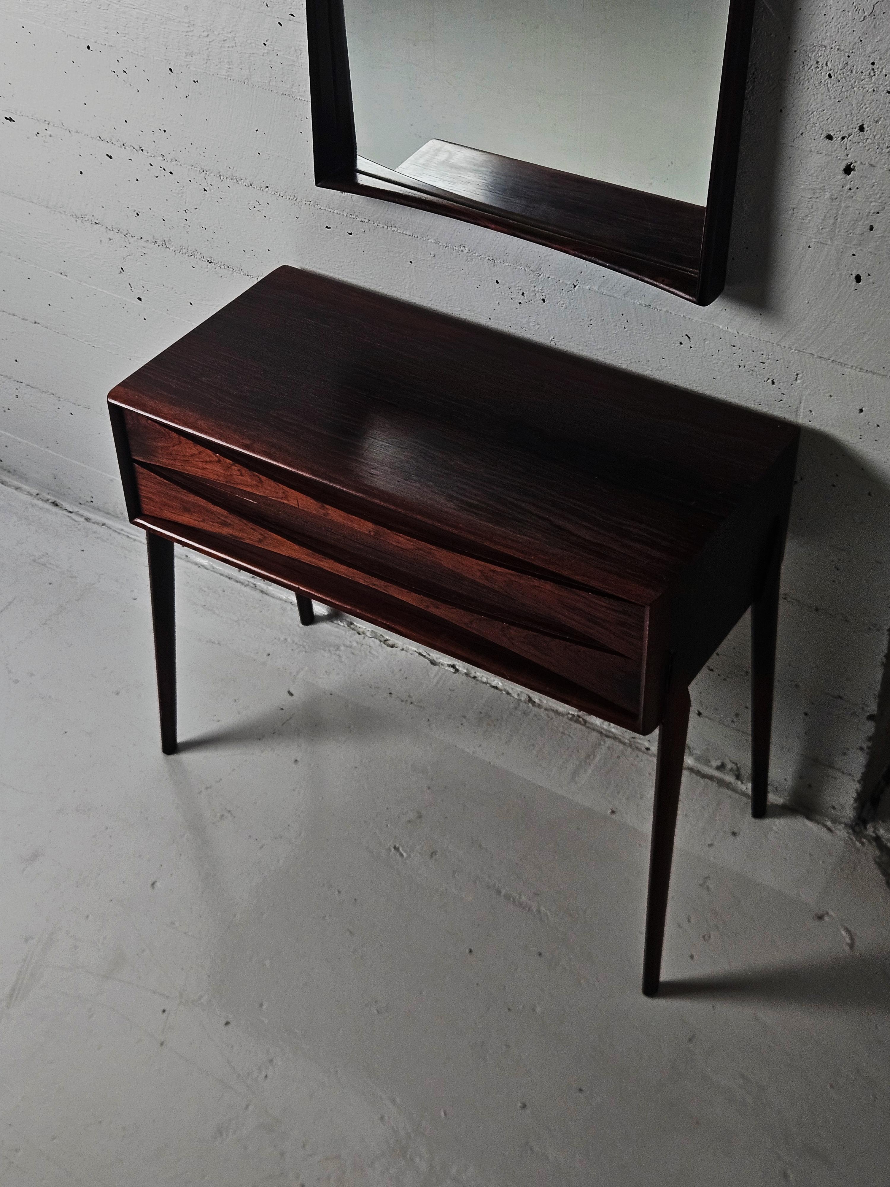 Spiegel und Schublade von Rimbert Sandholt für Glas & Trä, Schweden, 1960er Jahre im Angebot 2