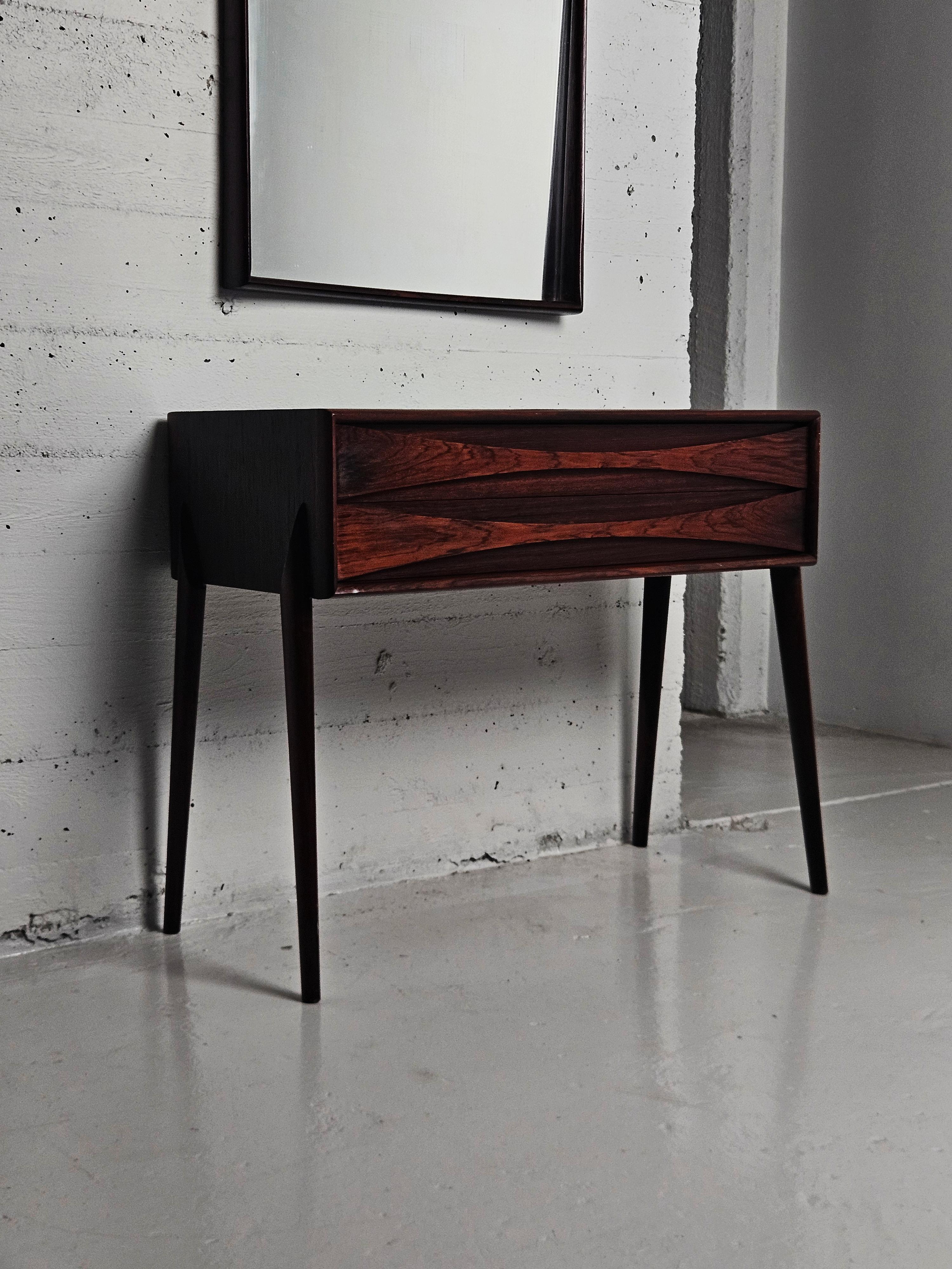 Spiegel und Schublade von Rimbert Sandholt für Glas & Trä, Schweden, 1960er Jahre im Angebot 3