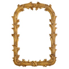 Mirror, Antique gold leaf.