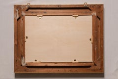 Art Deco Wall Mirror in Giltwood, Vintage Italian Design, Circa 1935