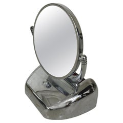 Mirror Art Deco with Light and with Storage Space, 1930, France