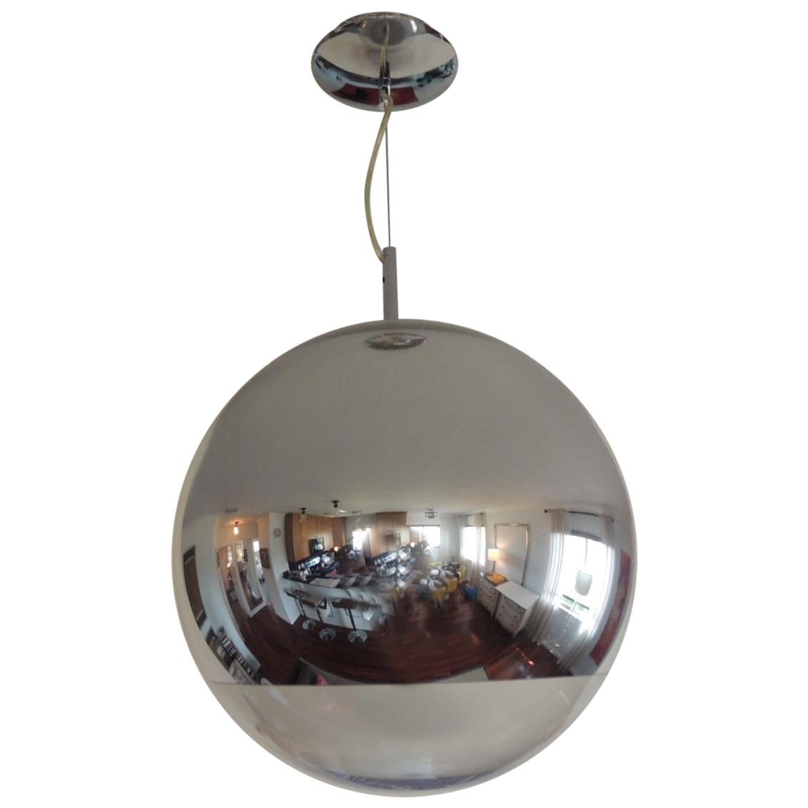 Mirror Ball Pendant Light in Silver by Tom Dixon