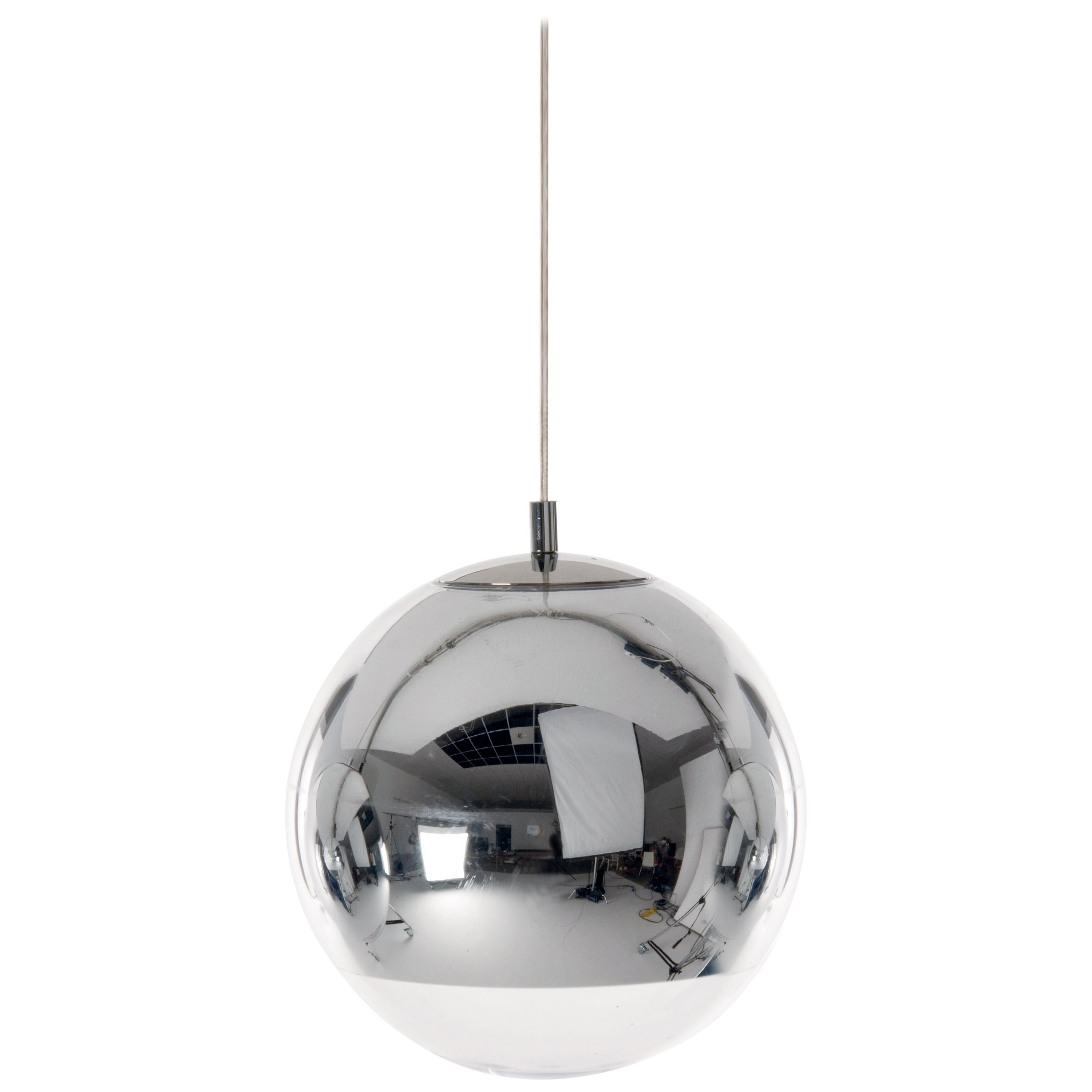 Glass Mirror Ball Ceiling Pendant Light Modern Tom Dixon Lamp Chandelier 7 Sizes 
