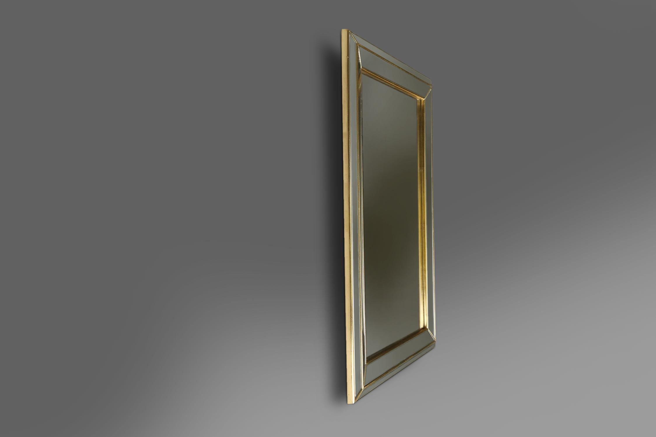 Mirror by Deknudt, 1970s In Good Condition In Meulebeke, BE