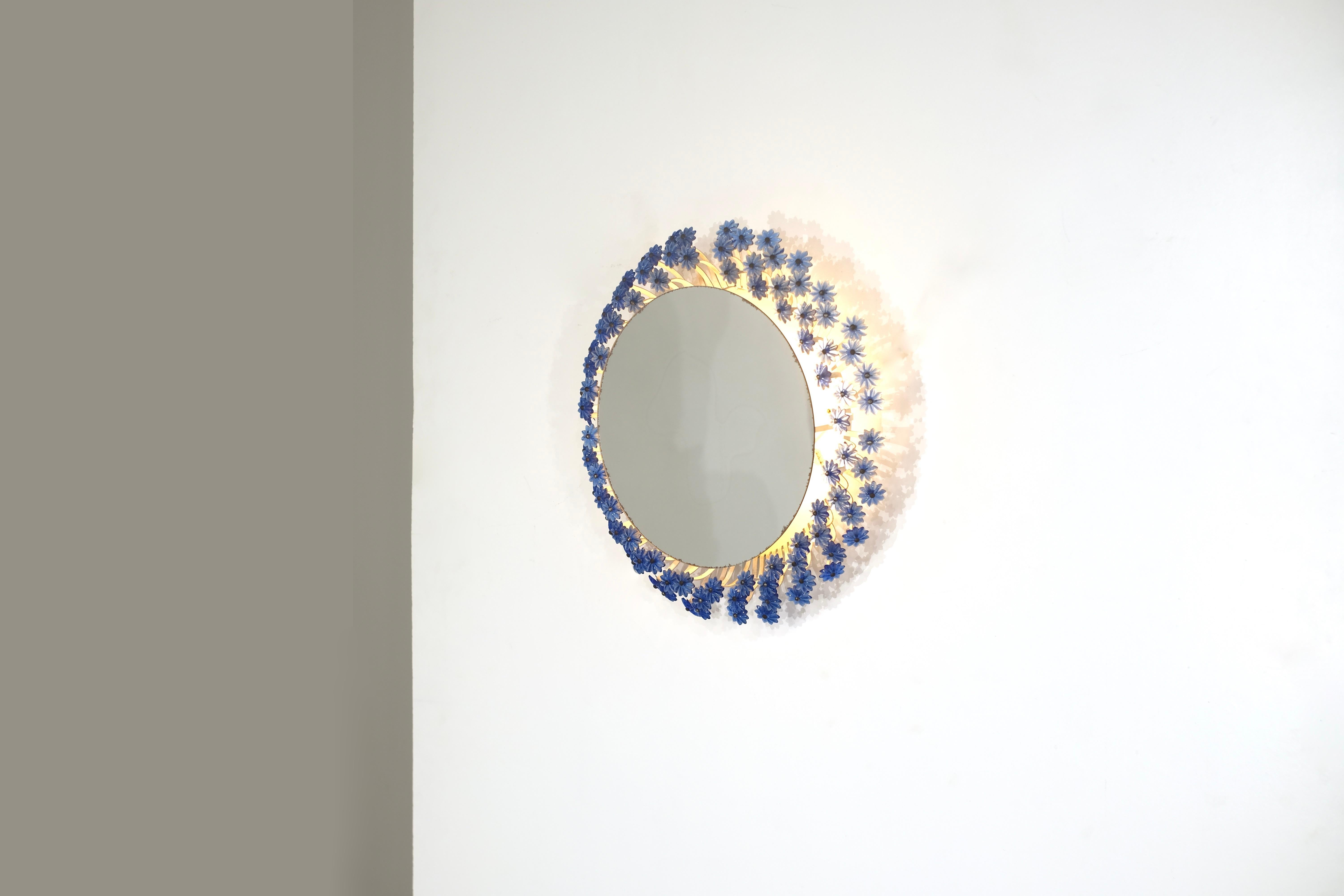 20th Century Mirror by Emil Stejnar for Rupert Nikoll, 1950's. For Sale