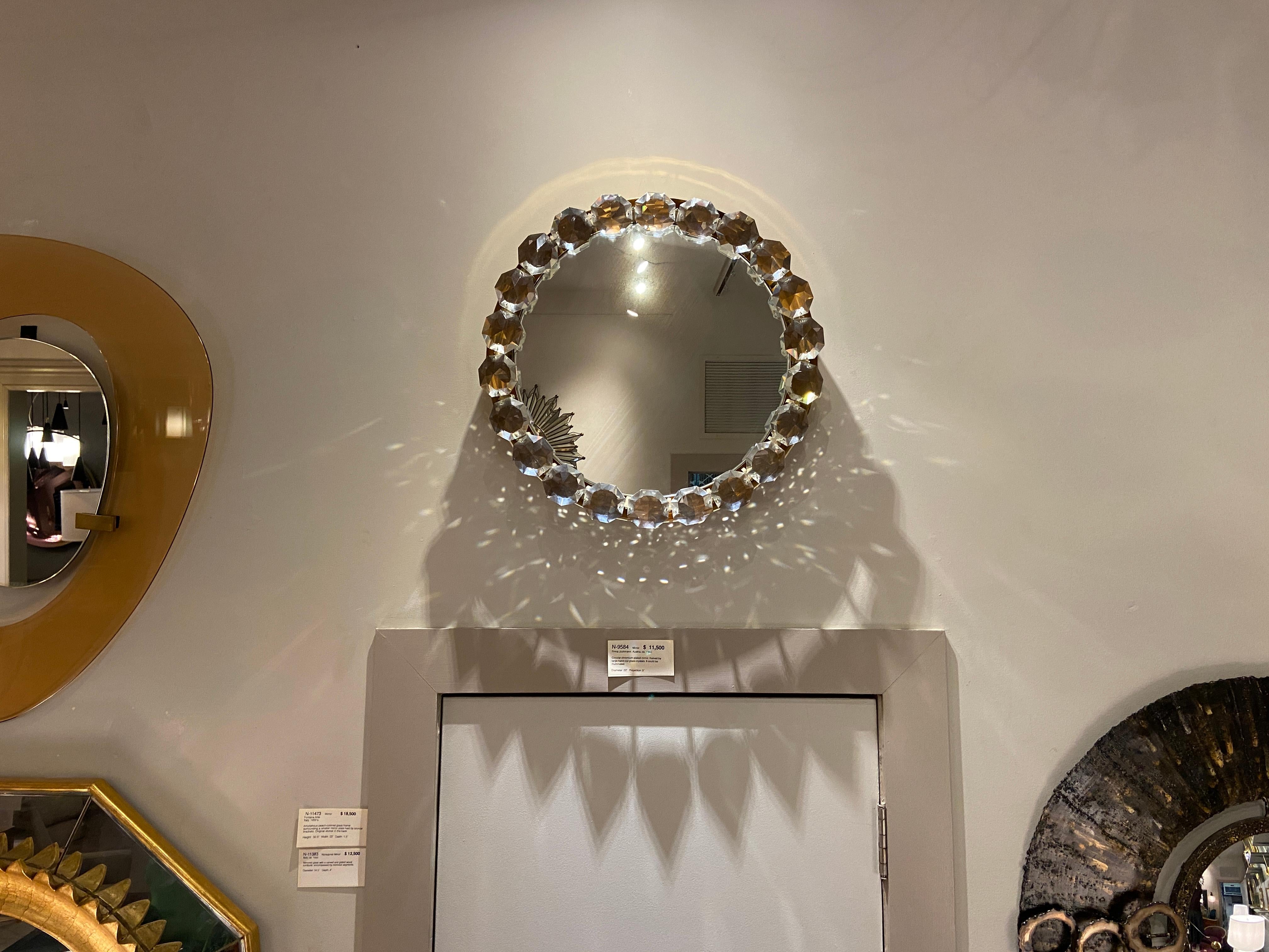 Mid-Century Modern Mirror by Firma Jochmann, Austria, circa 1960 For Sale