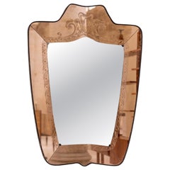 Mirror by Giovanni Gariboldi for Fontana Arte, Italy, 1940s