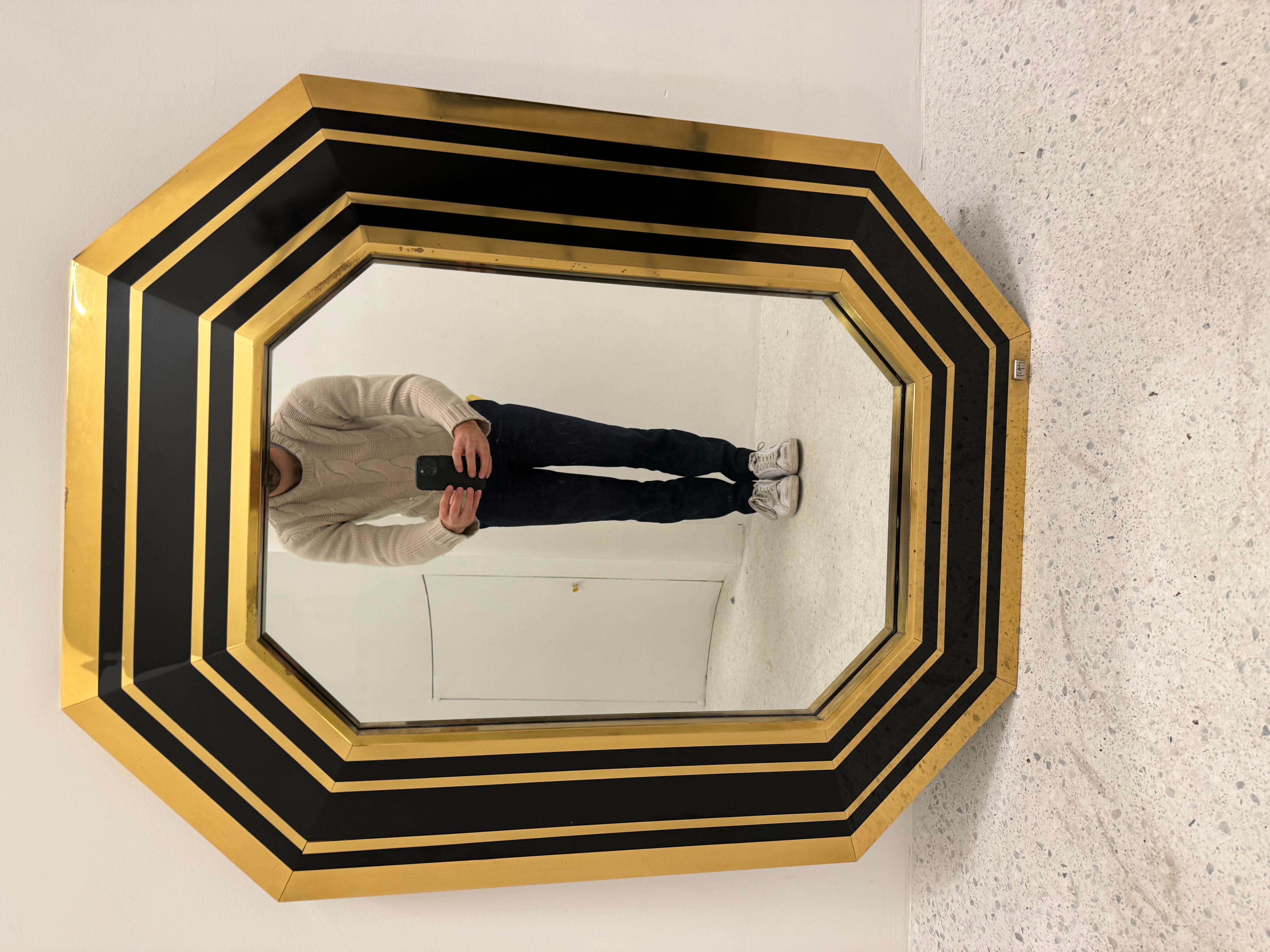 Mirror by Jean-Claude Mahey, 1970's For Sale 1