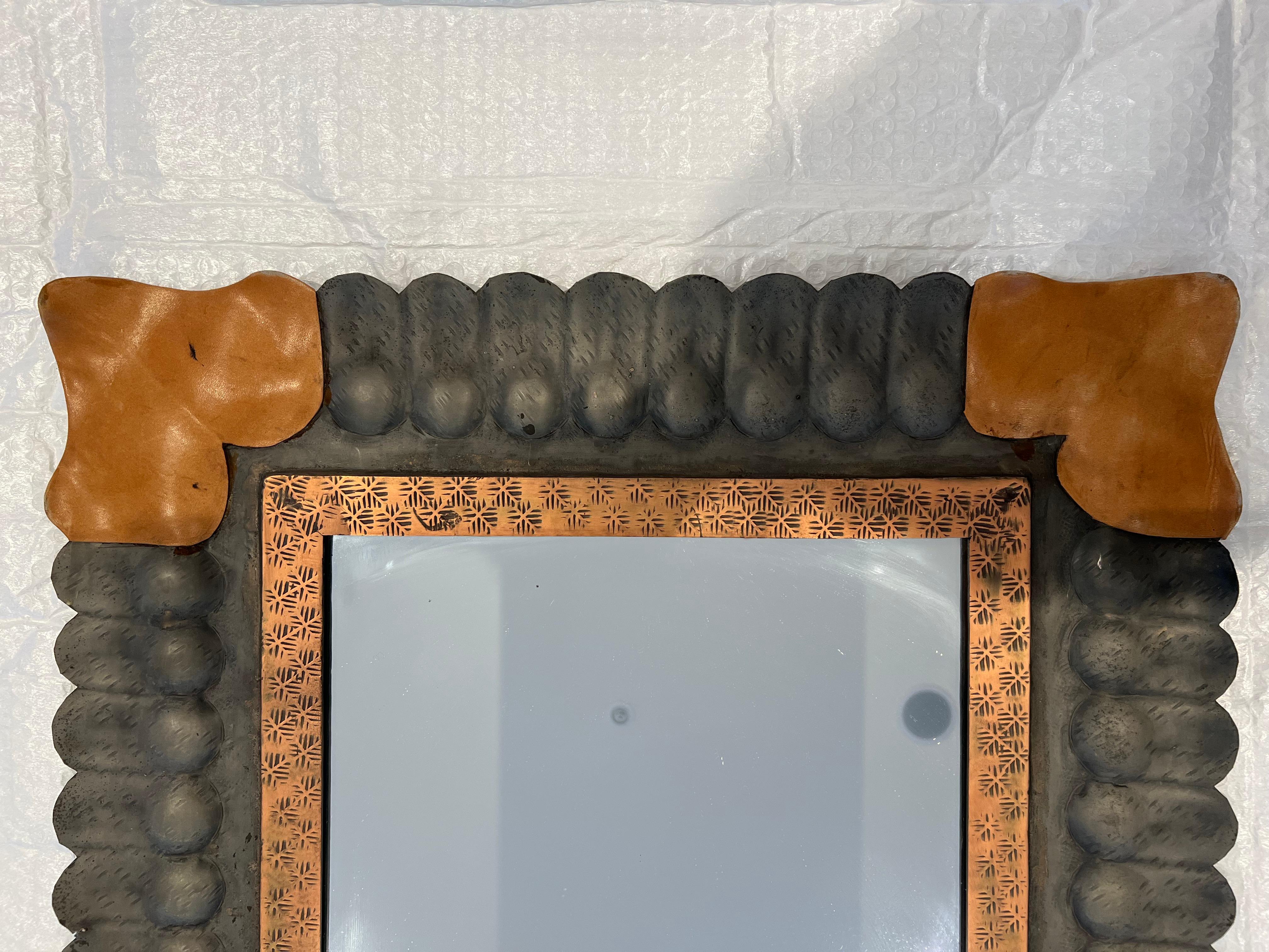 Miroir de Lorenzo Burchiellaro, Italie, années 1970 en vente 3