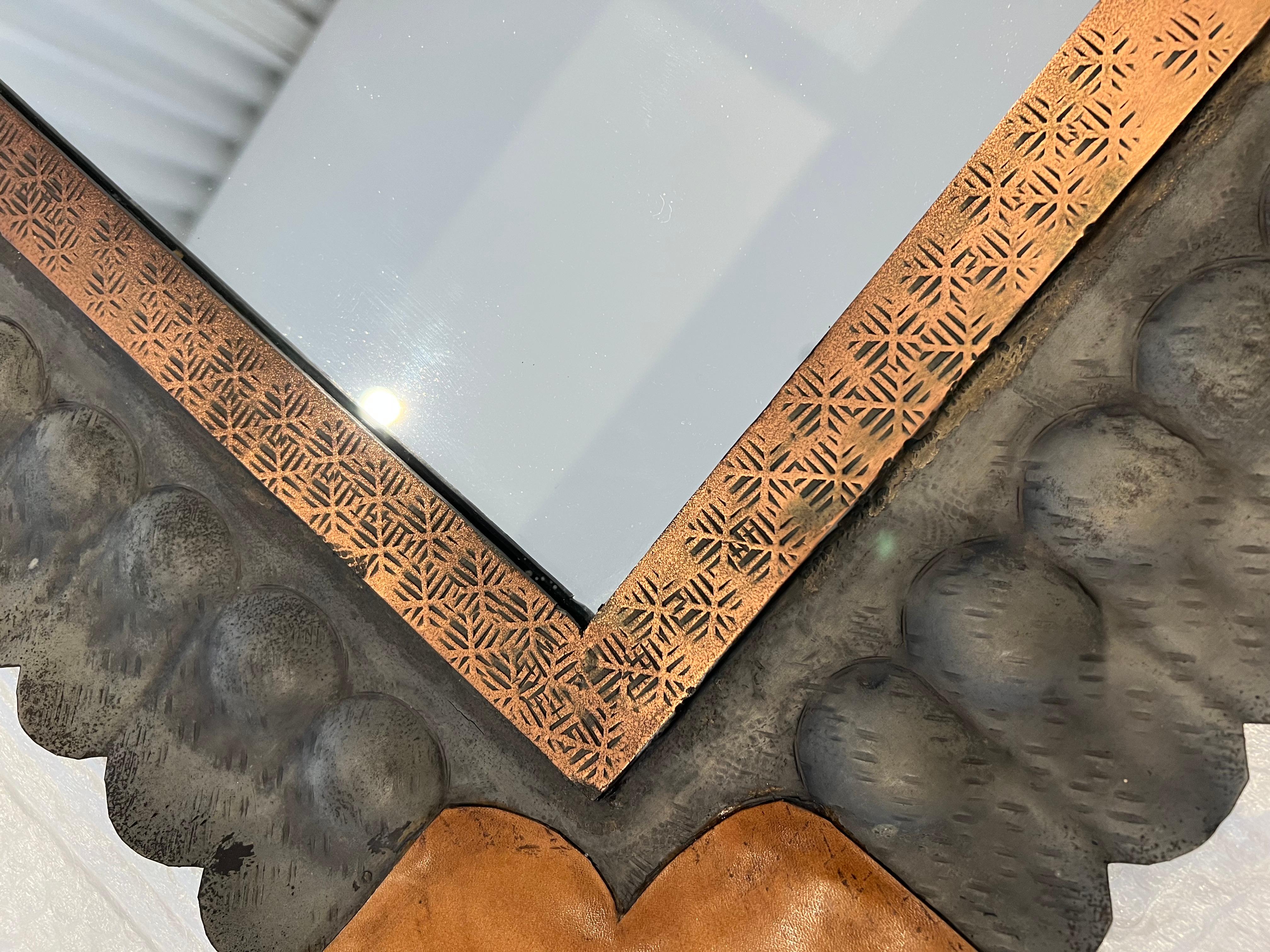 Miroir de Lorenzo Burchiellaro, Italie, années 1970 en vente 4